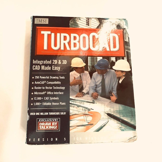 TurboCAD Deluxe Version 5 windows 95 Powerfull 2D&3D CAD Program IMSI