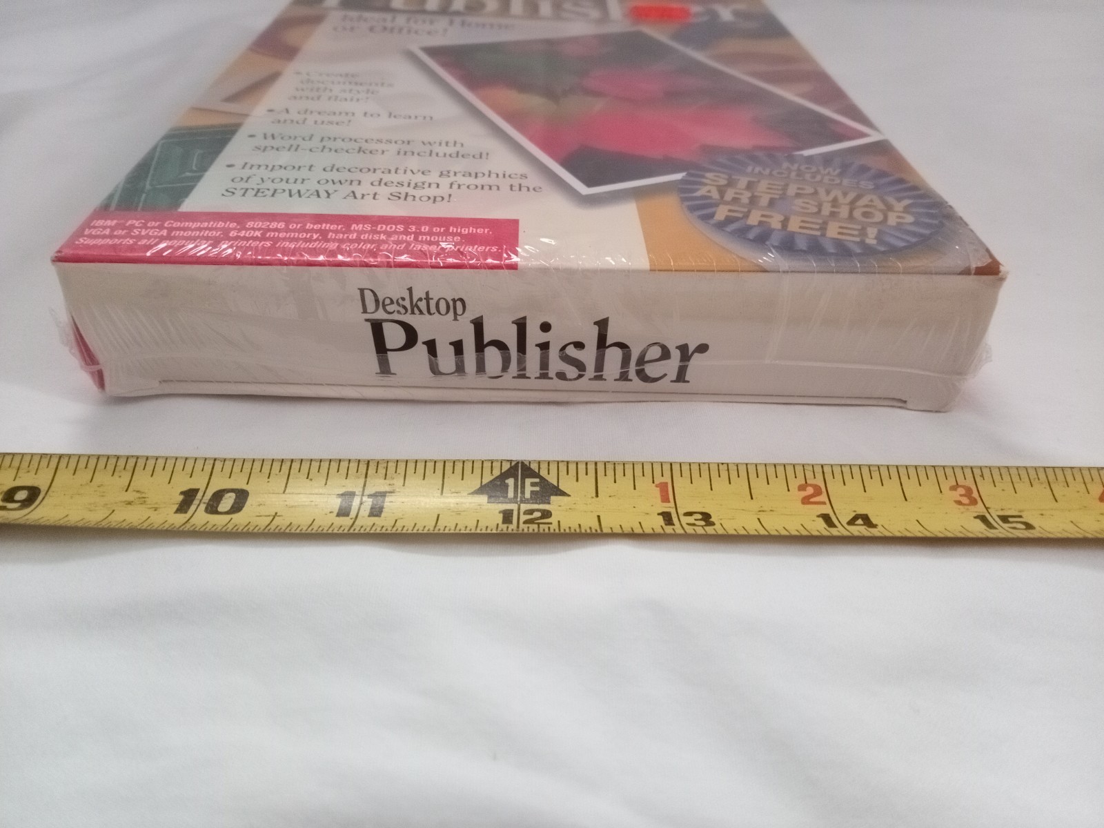 stepway desktop publisher ibm tandy (PC) Complete, Vintage. SEALED.