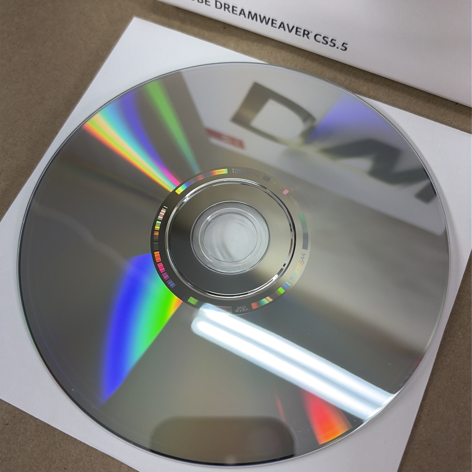 Disc ONLY Adobe Dreamweaver CS5.5 Windows DVD No Serial READ
