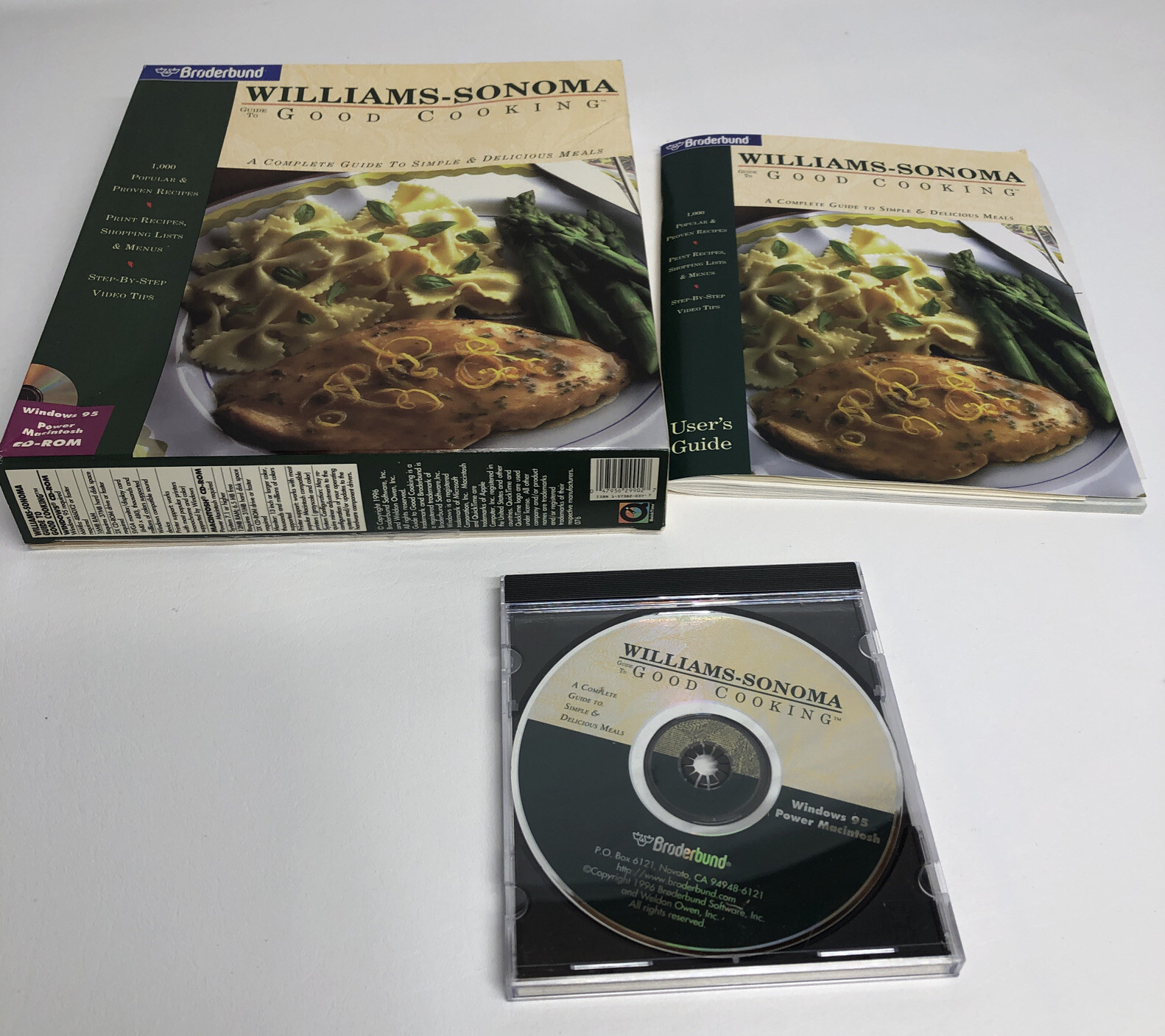 Broderbund Williams-Sonoma Guide To Good Cooking PC CD-ROM for Windows 95