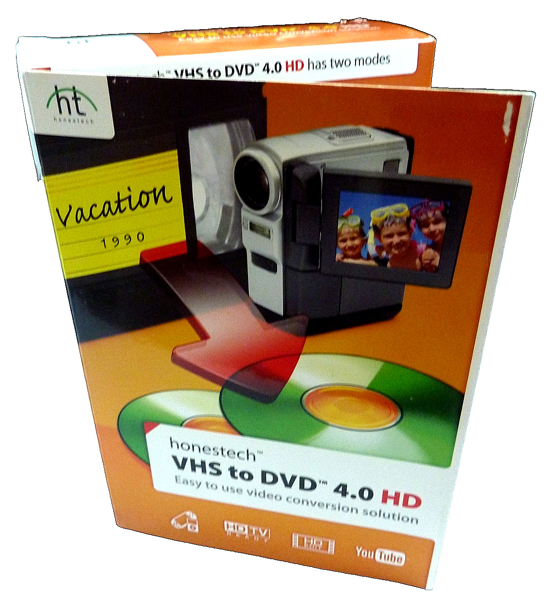 Honestech VHS to DVD 4.0 HD Video Converter USB 2.0 Software Set NEW Sealed!