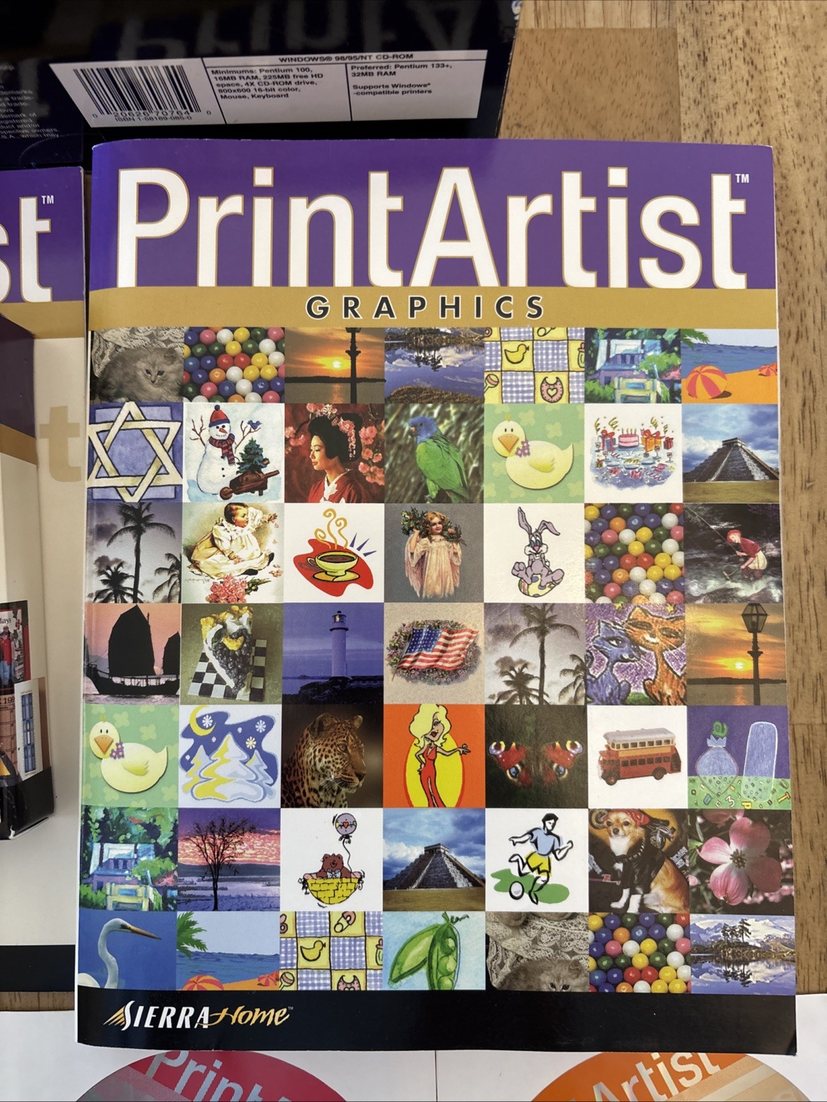 Sierra Print Artist Gold 8.0 With Books, 3 Of 4 CDs And Bonus CD Free Shipping!