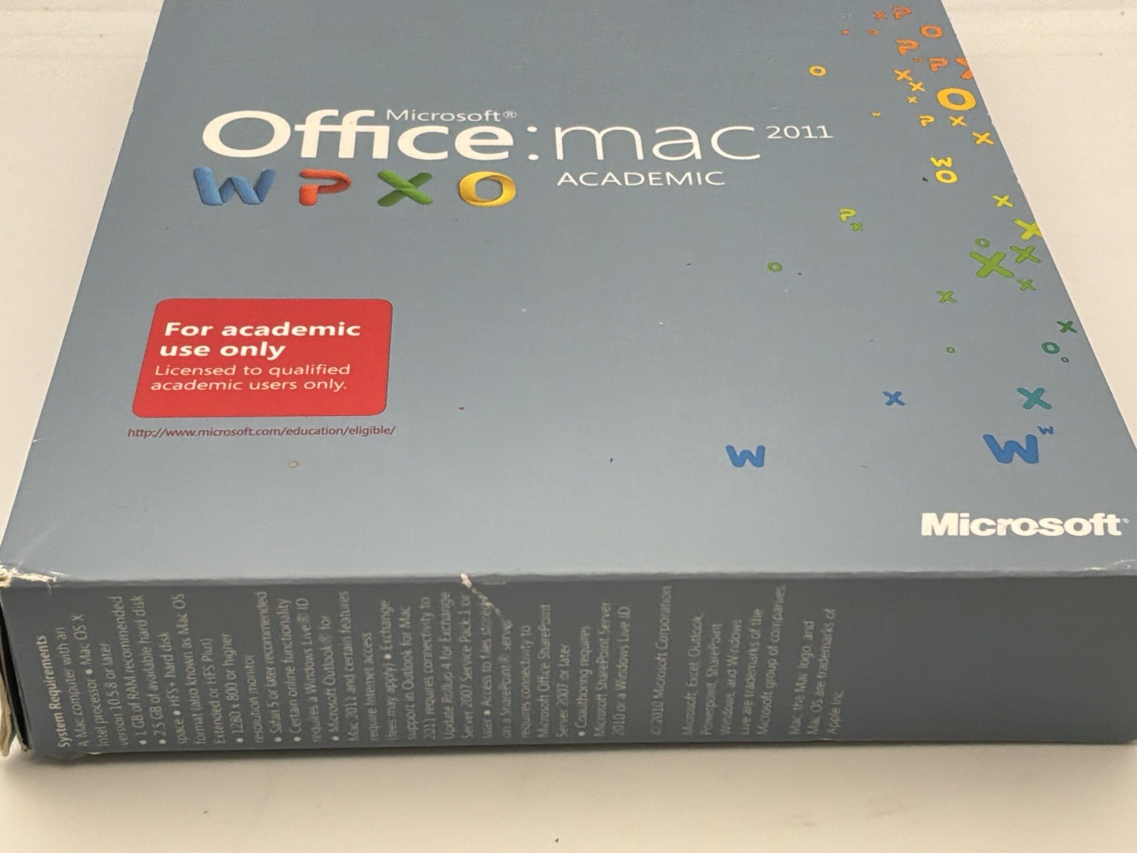 Microsoft Office for Mac 2011 Academic DVD Full Version w/ Product Key