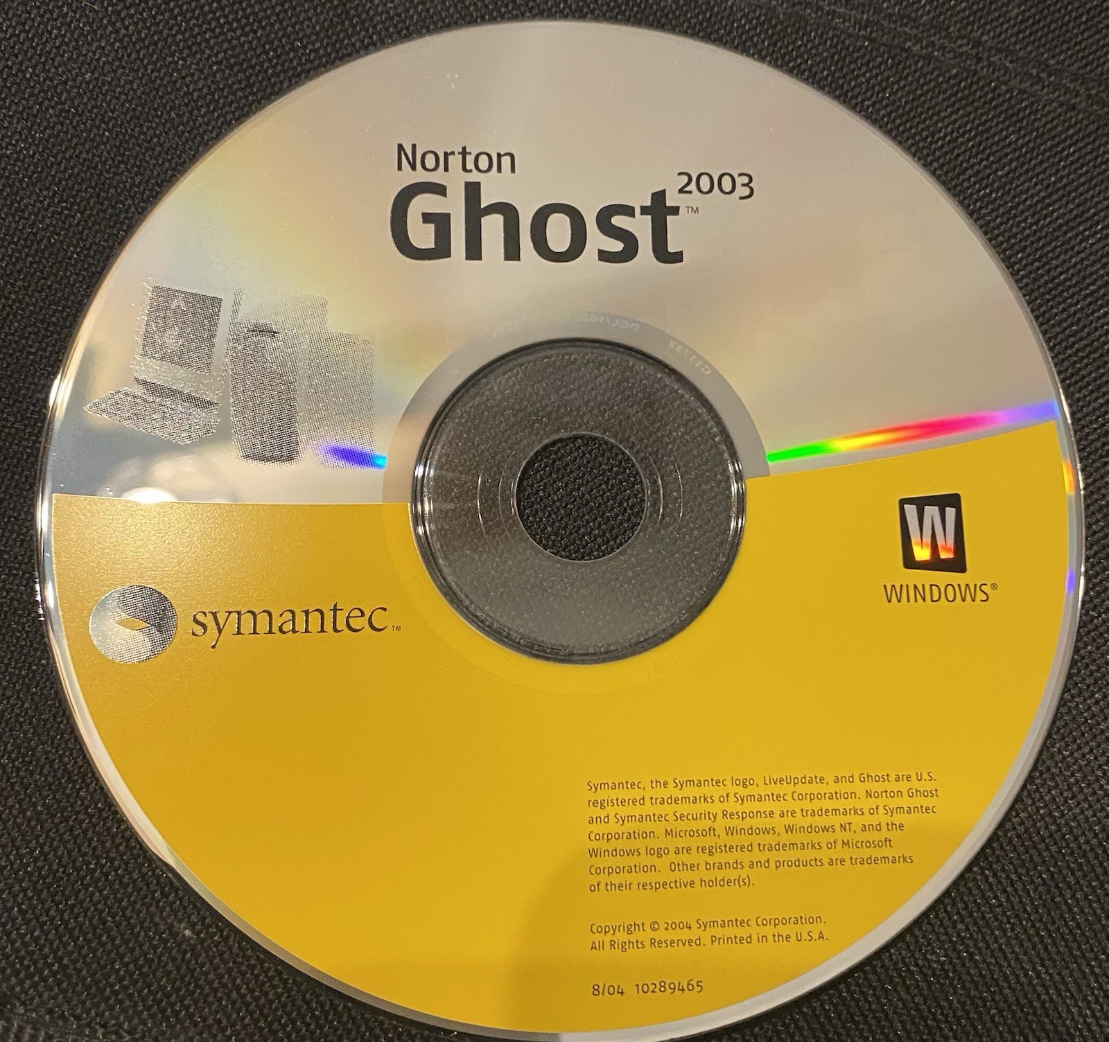 Symantec Norton Ghost 2003 for Windows PC Software Utility Imaging