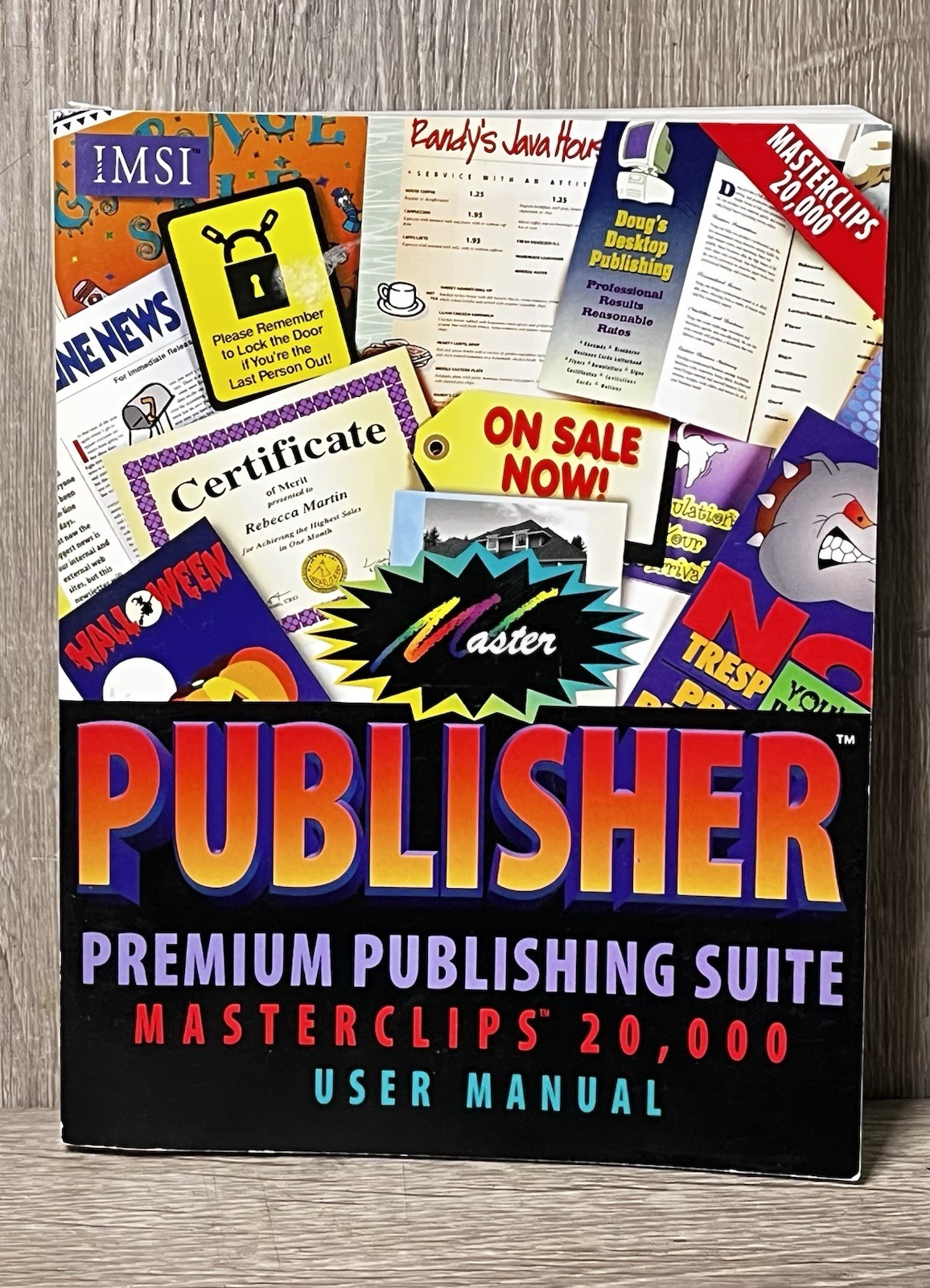 1996 IMSI Publisher premium publishing suite Masterclips 20,000 User Manual