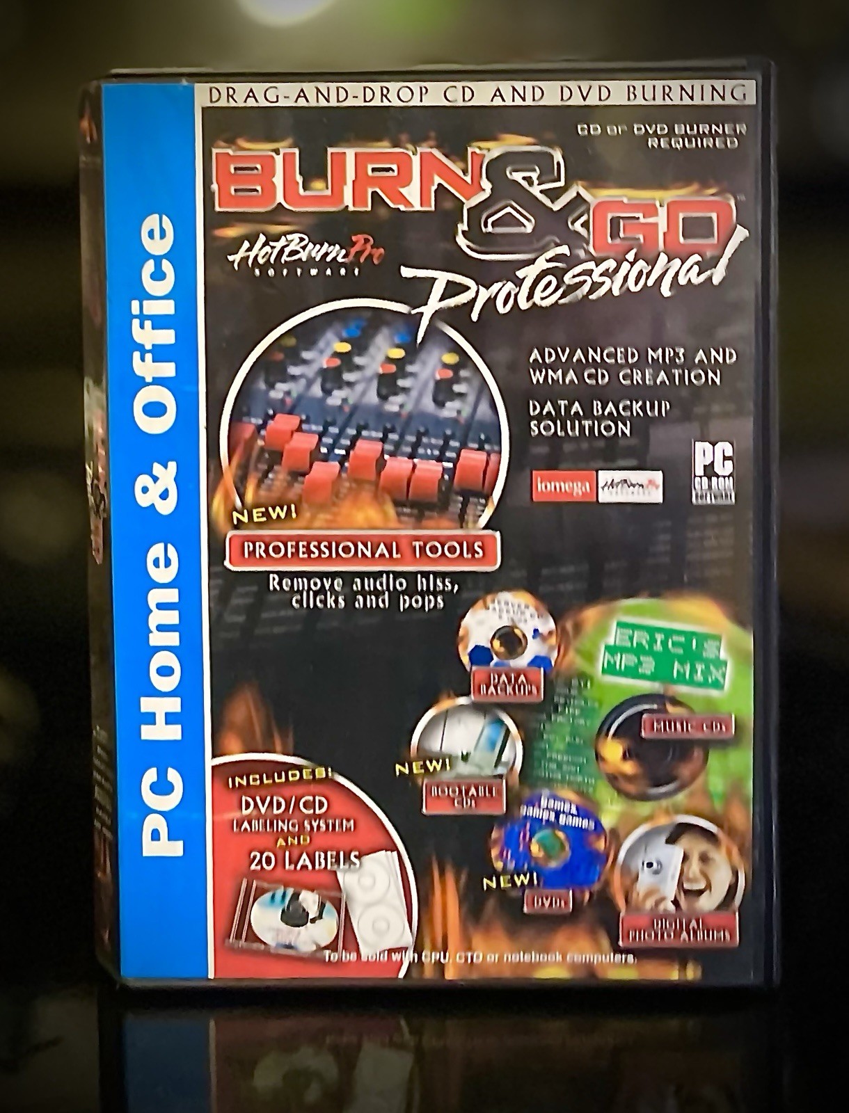 Iomega Hotburn Pro Software Burn And Go Professional DVD Burning Audio Editing