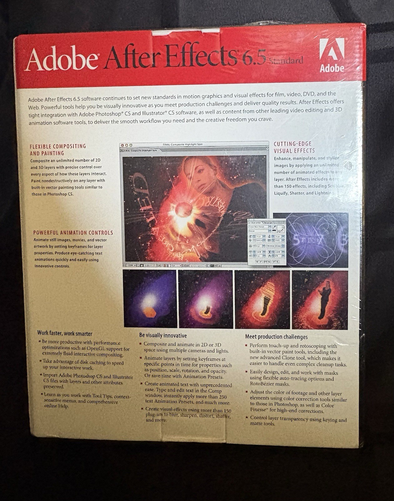 Adobe After Effects 6.5 Professional Software Apple Macintosh New Sealed
