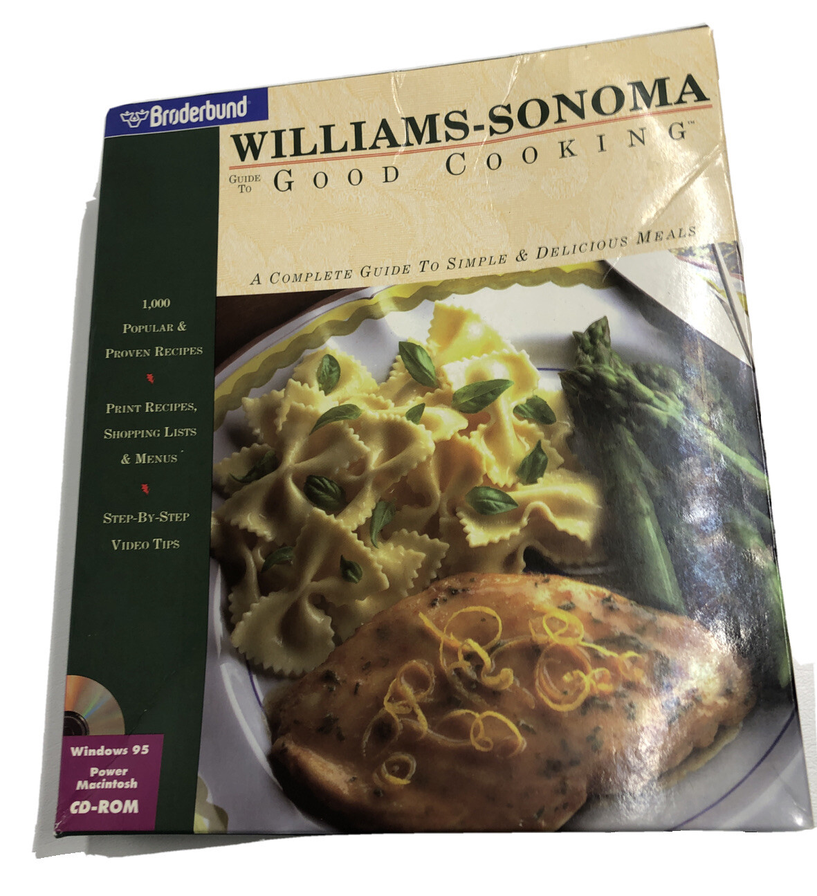 Broderbund Williams-Sonoma Guide To Good Cooking PC CD-ROM for Windows 95