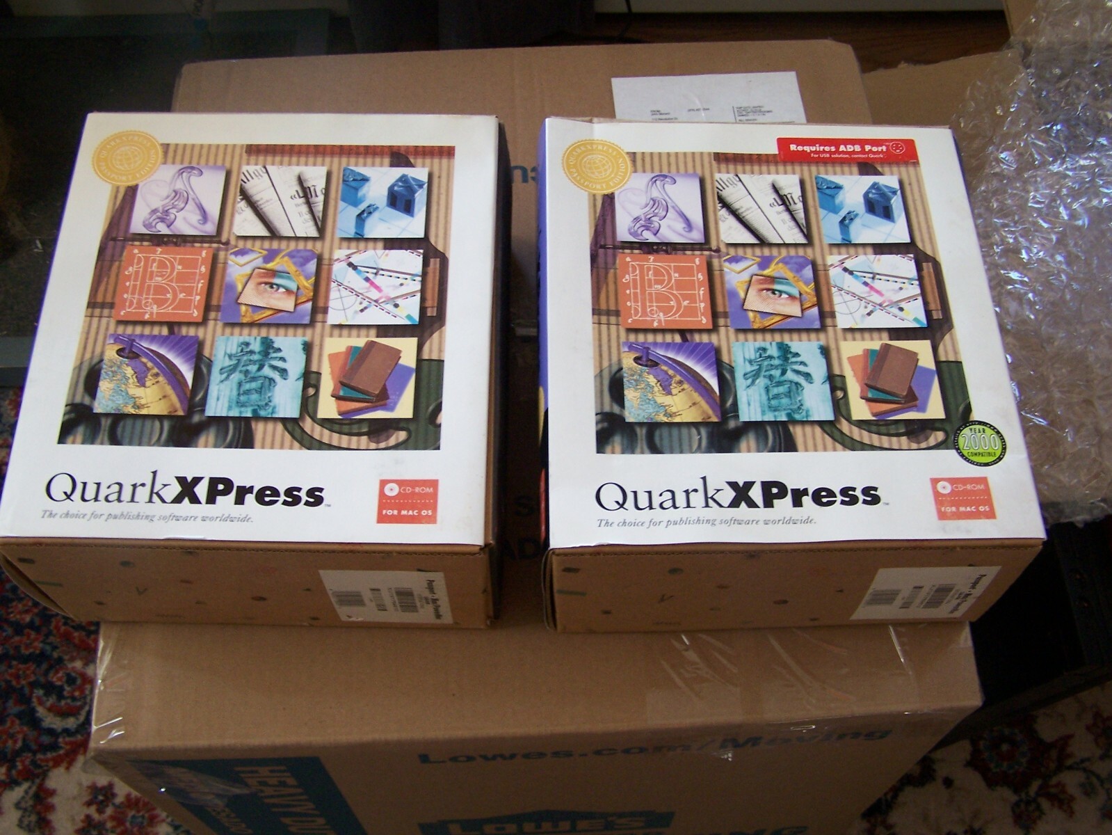 Quark XPress 4.0 LabPack for Mac/PowerMac – Estate Sale SOLD AS IS