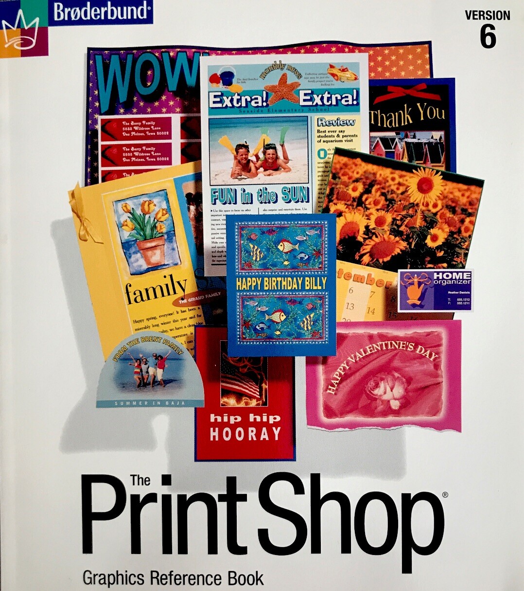 The PrintShop Graphics Reference Book V.6 +CD Essentials