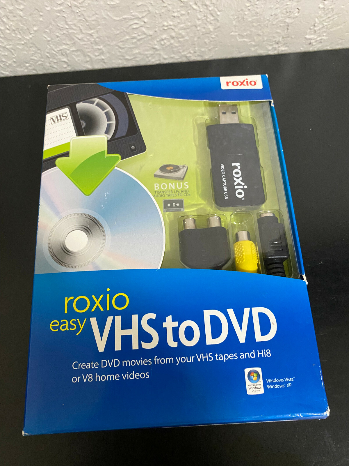 Roxio Easy VHS to DVD for Windows Create DVD Movies from VHS, Hi8 & V8 Sealed