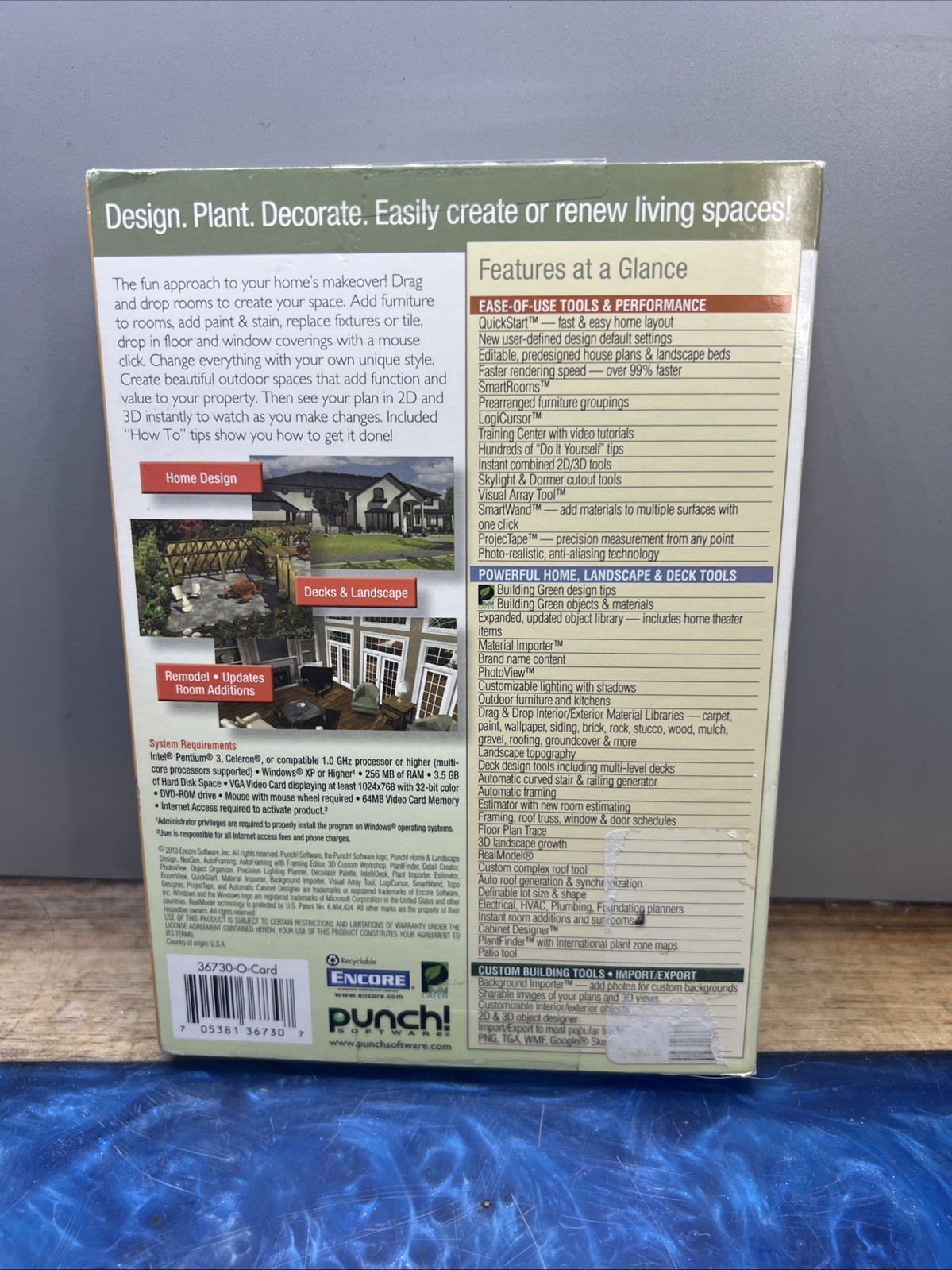 Encore Punch Interior Design Suite v17 Version 17 Brand New