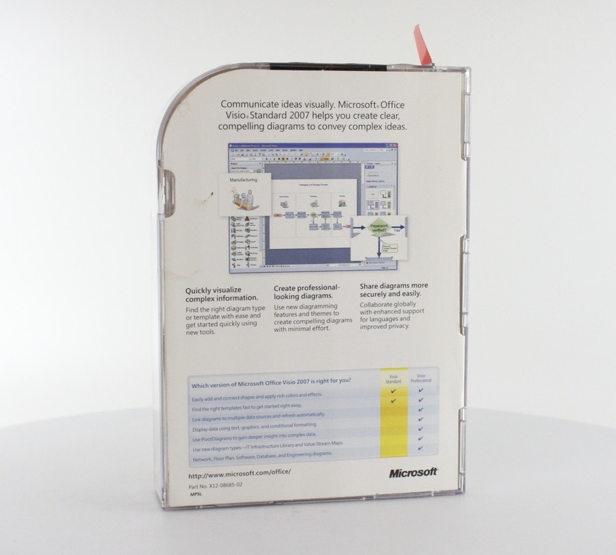 Microsoft Visio Standard 2007 Version – Upgrade (D86-02751)
