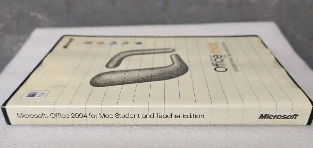 Microsoft Office Mac Software 2004 Student And Teacher Edition PC