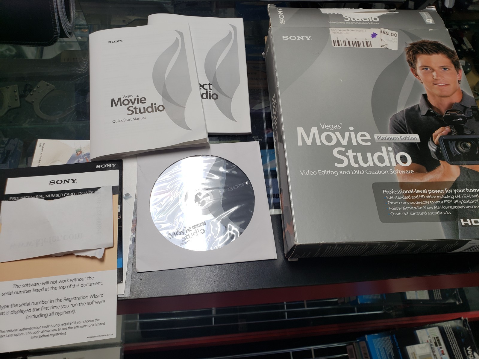 LOT Sony Software Vegas Movie Studio Platinum (2), Acid Pro 6, Vegas Pro 8, SF9