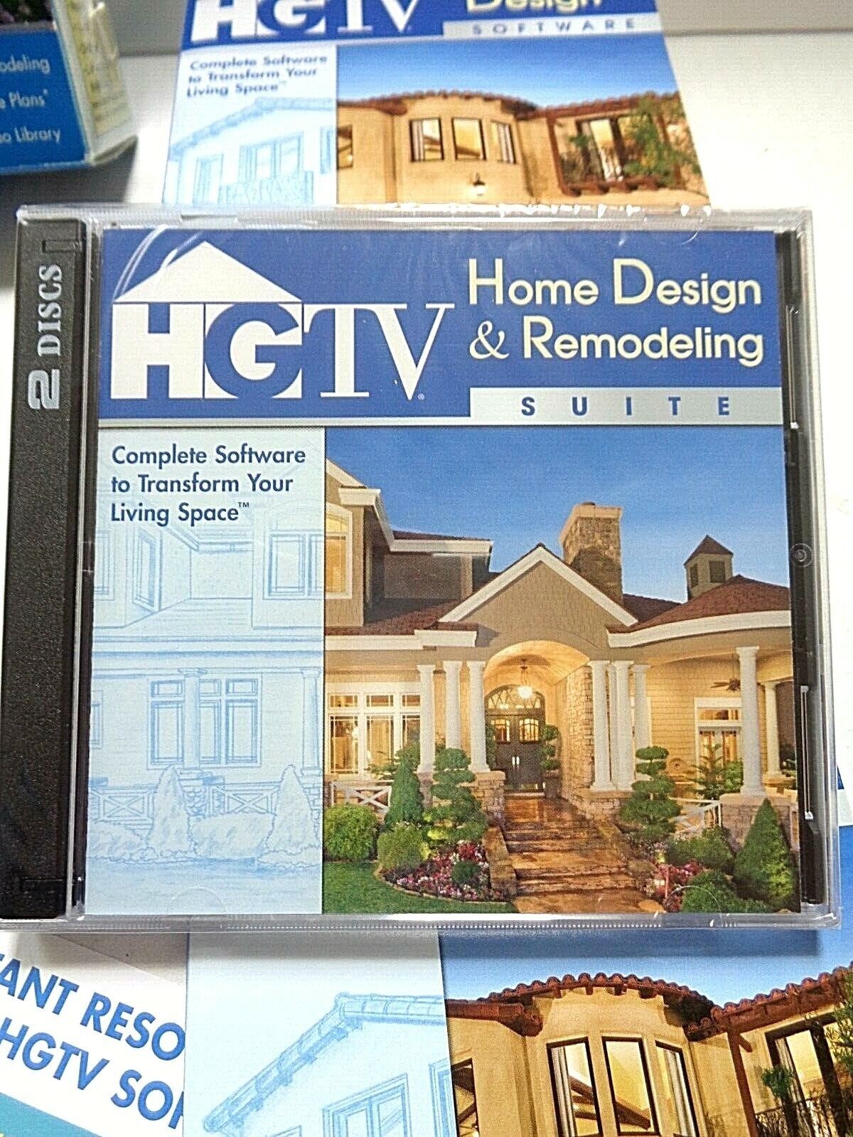 HGTV Home Design & Remodeling Suite Windows/Vista (2008 CD Rom PC) Thousands 3D