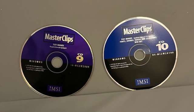 Master Clips CD 9 & 10 for Windows & Media Creator Software
