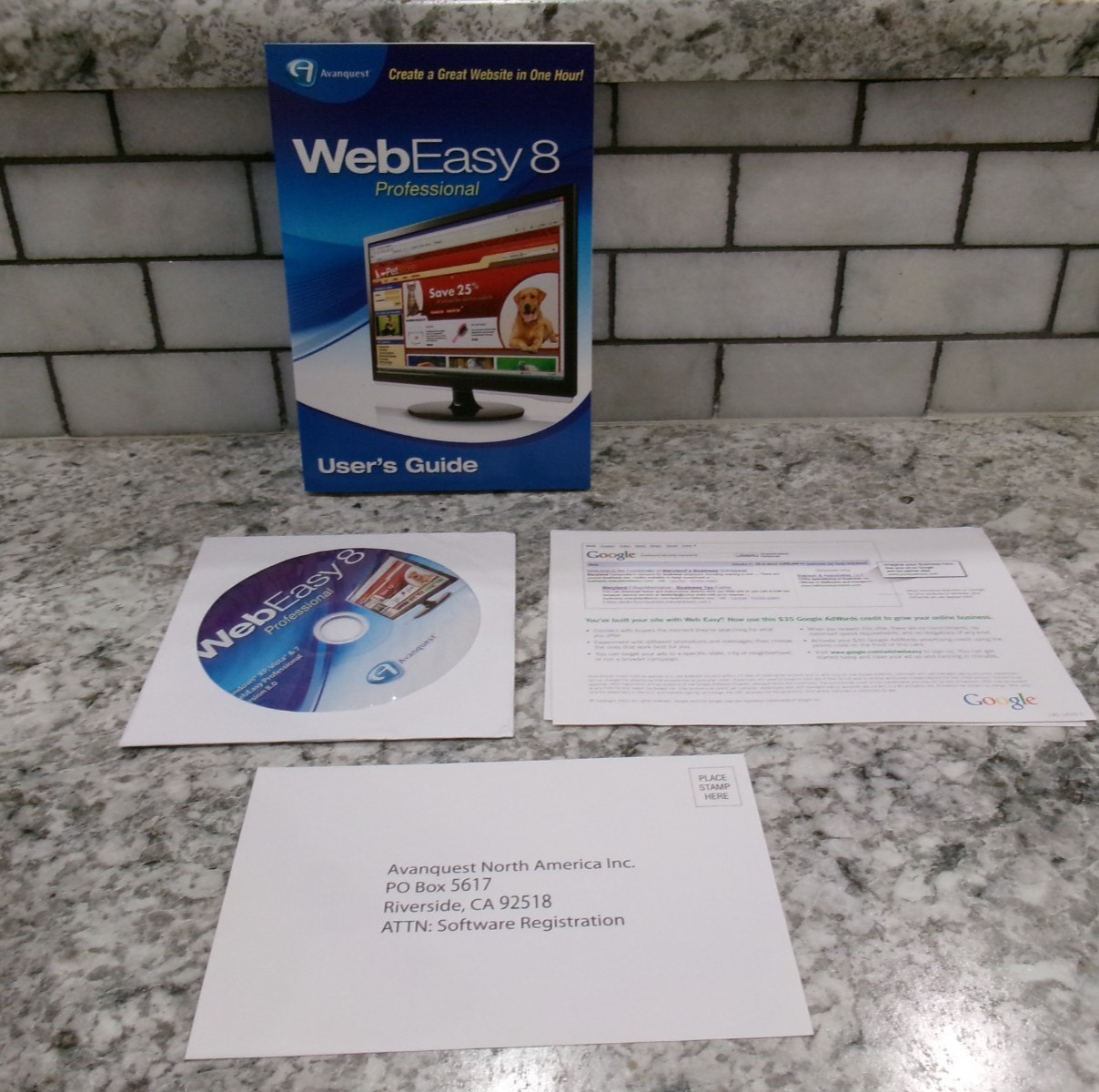 Avanquest WebEasy 8, Professional w/User Guide