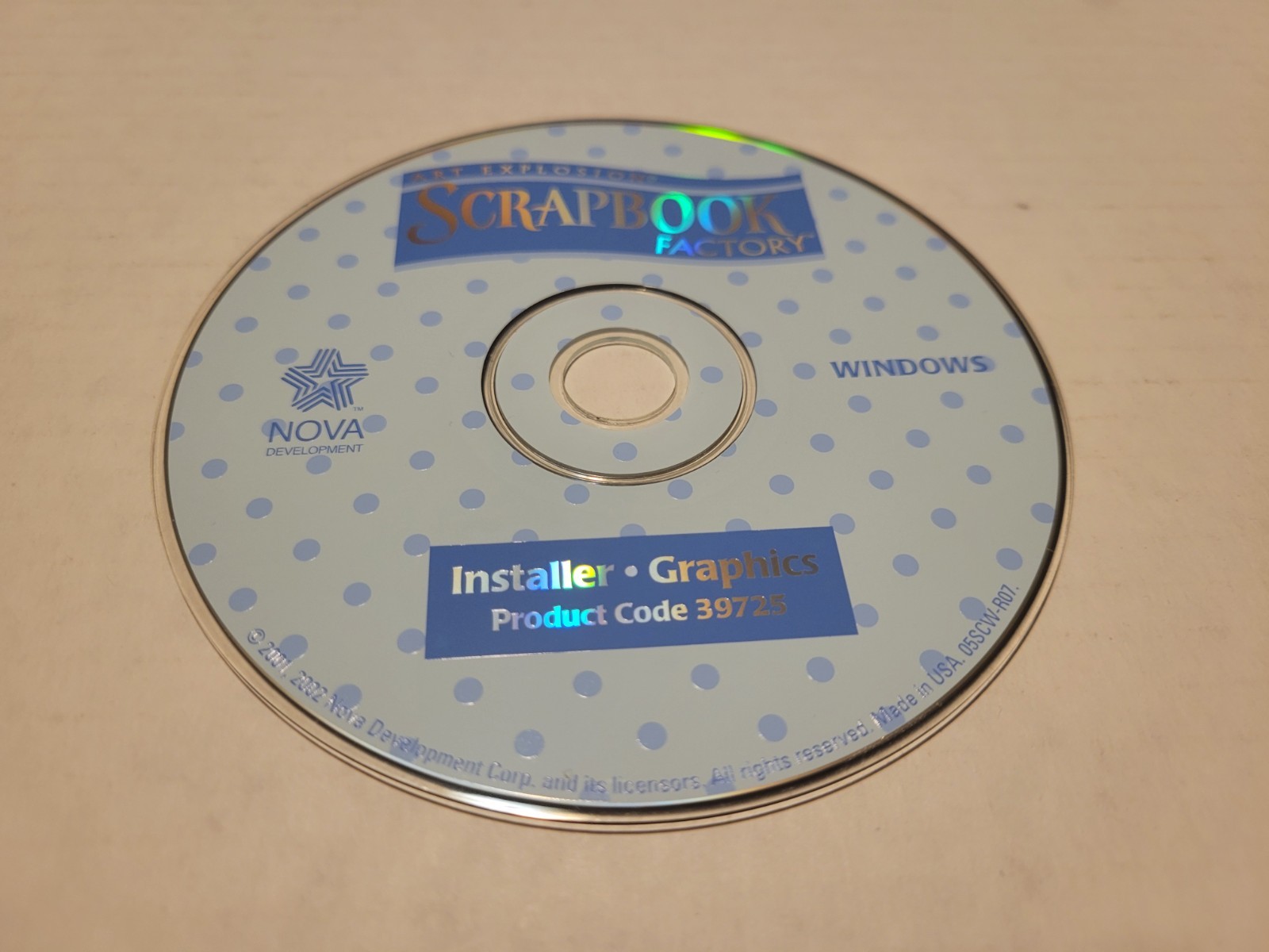 Art Explosion Scrapbook Factory (Disc only) Windows 95 98 Me XP & 7