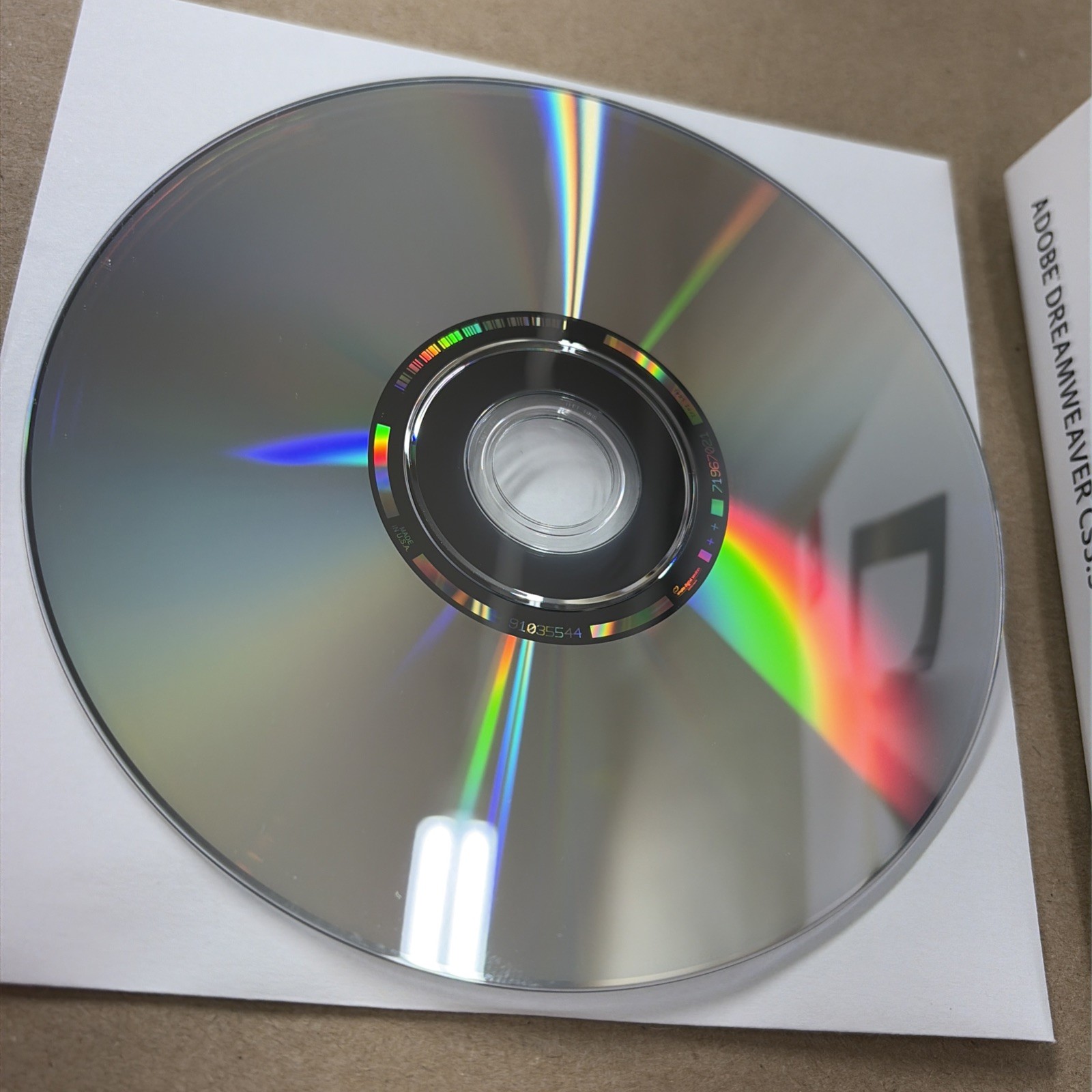 Disc ONLY Adobe Dreamweaver CS5.5 Windows DVD No Serial READ