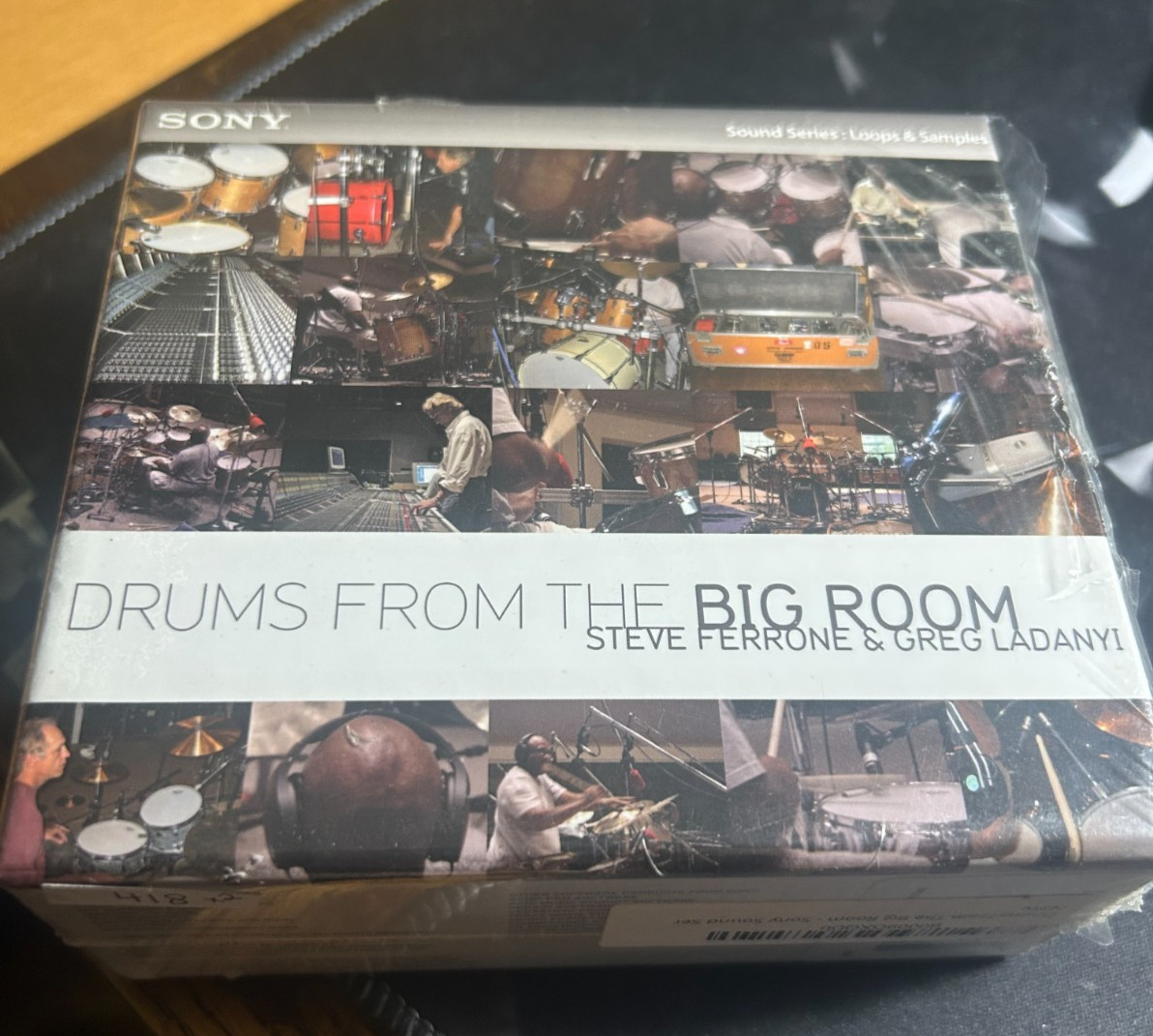 Sony Sound Series Loops: Drums from the Big Room Steve Ferrone Greg Ladanyi Box