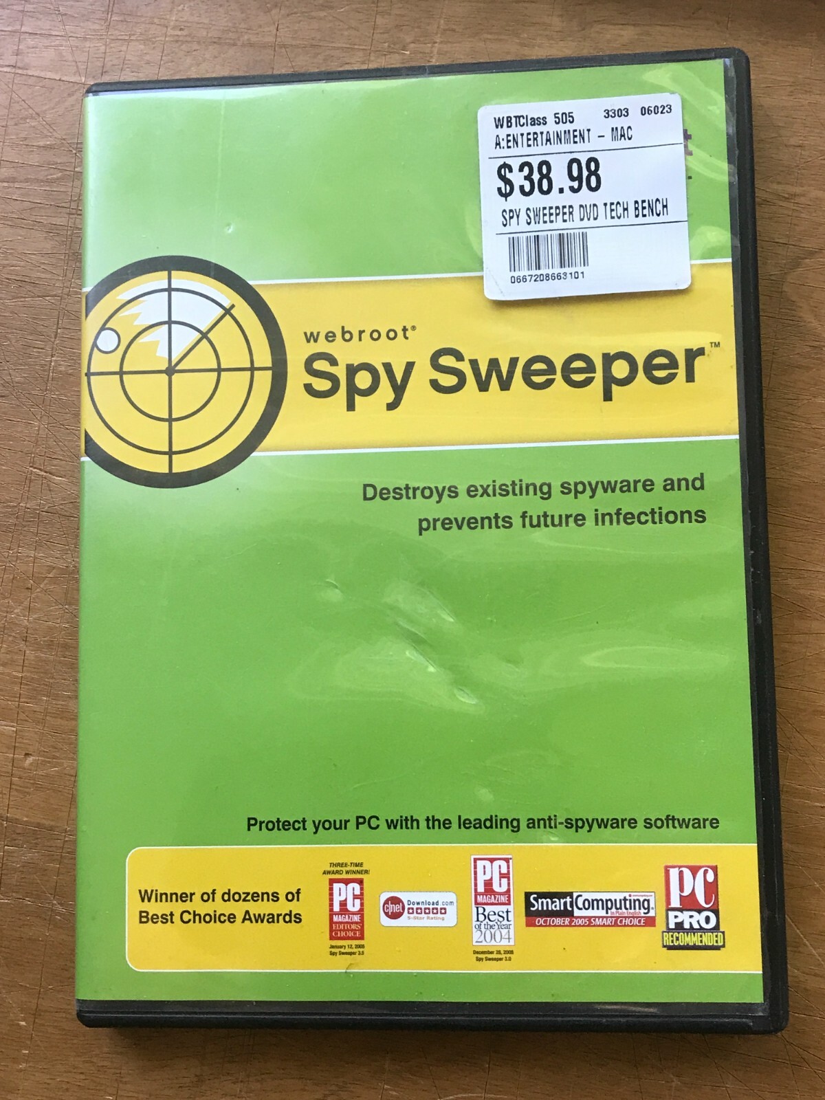 Webroot Software Spy Sweeper Windows 98, 2000, XP, MC With Key