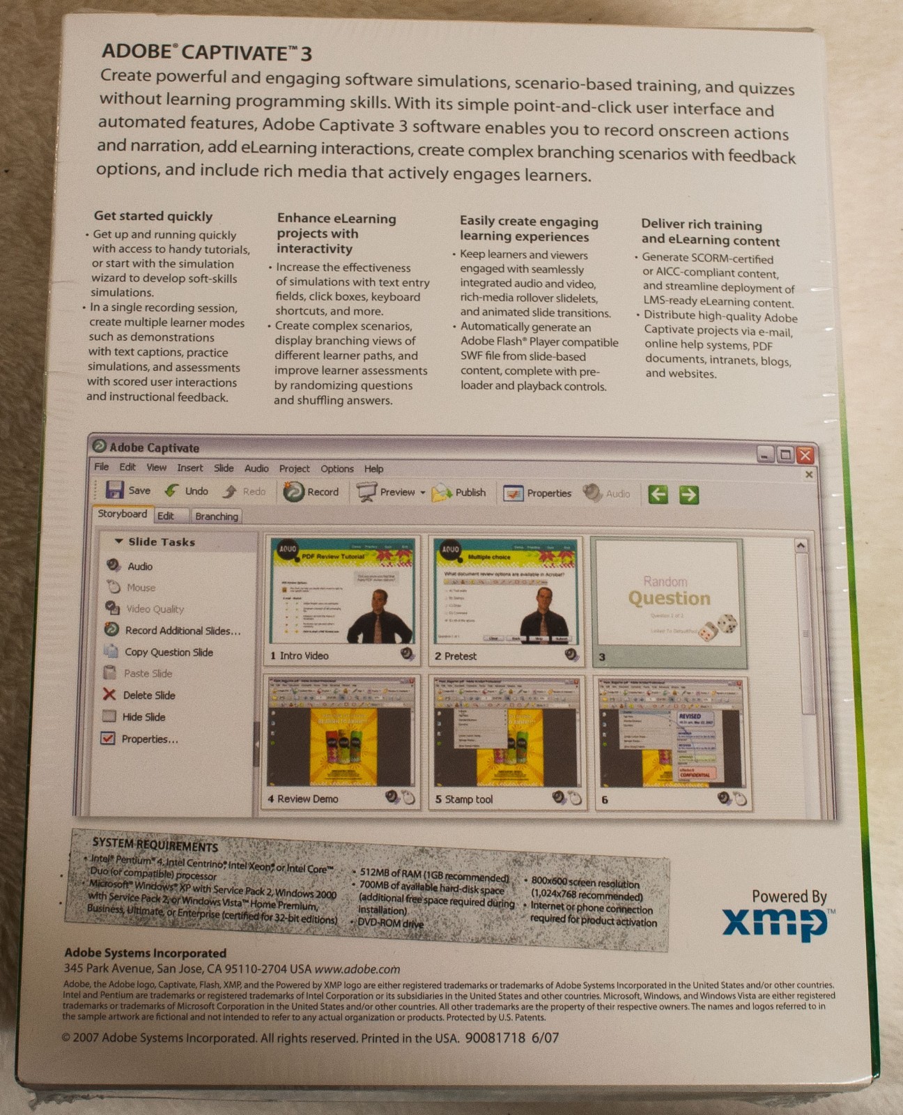 Adobe Captivate 3 Software, Educational Version