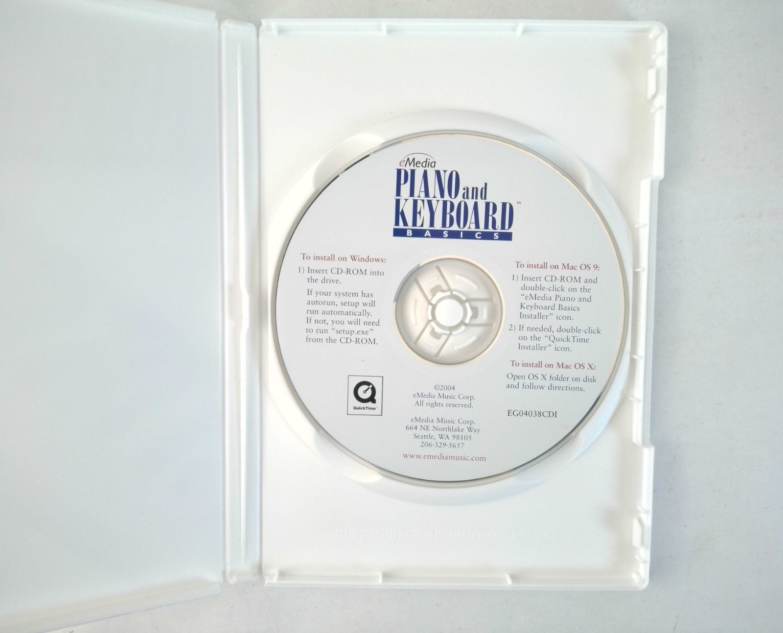 eMedia Music Corporation Beginner Piano and Keyboard Lessons for PC, Mac