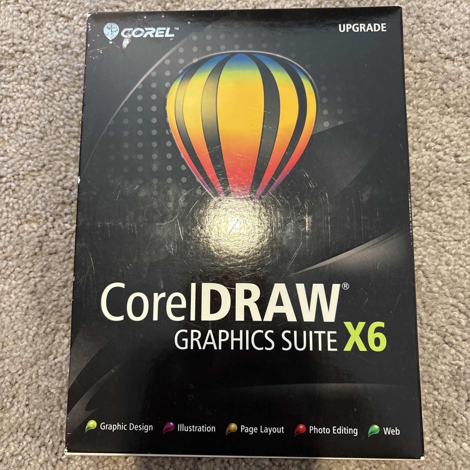 CorelDRAW Graphics Suite X6 DVD- Disc & Product Key – Upgrade