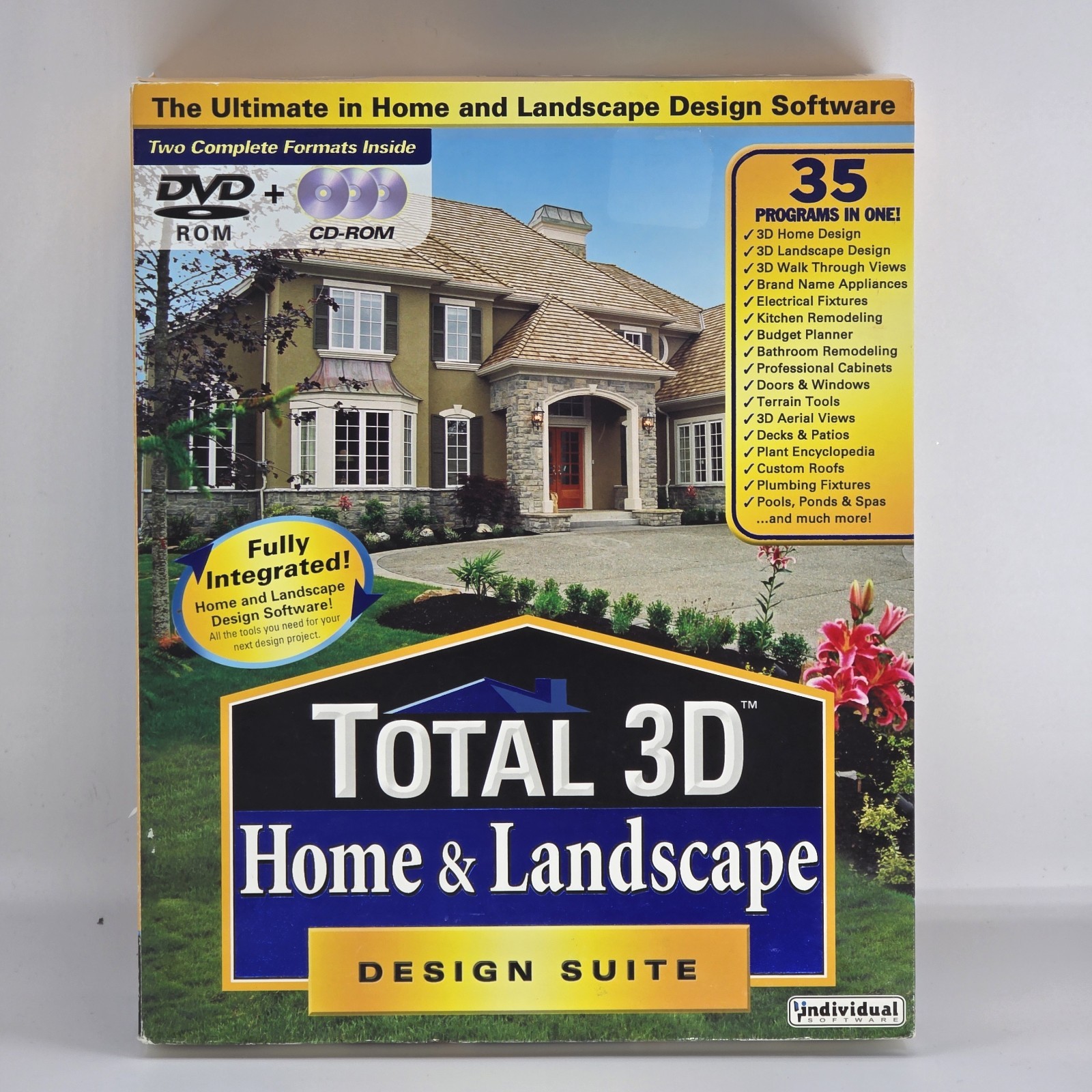 Total 3D Home Landscape & Deck Premium Suite DVD+CD ROM Windows XP