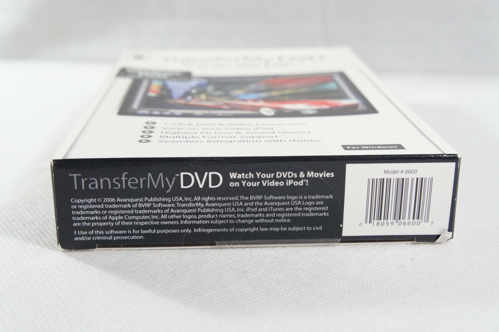 TRANSFER MY DVD by AVANQUEST – WATCH DVD’S & MOVIES ON YOU IPOD – PC SOFTWARE