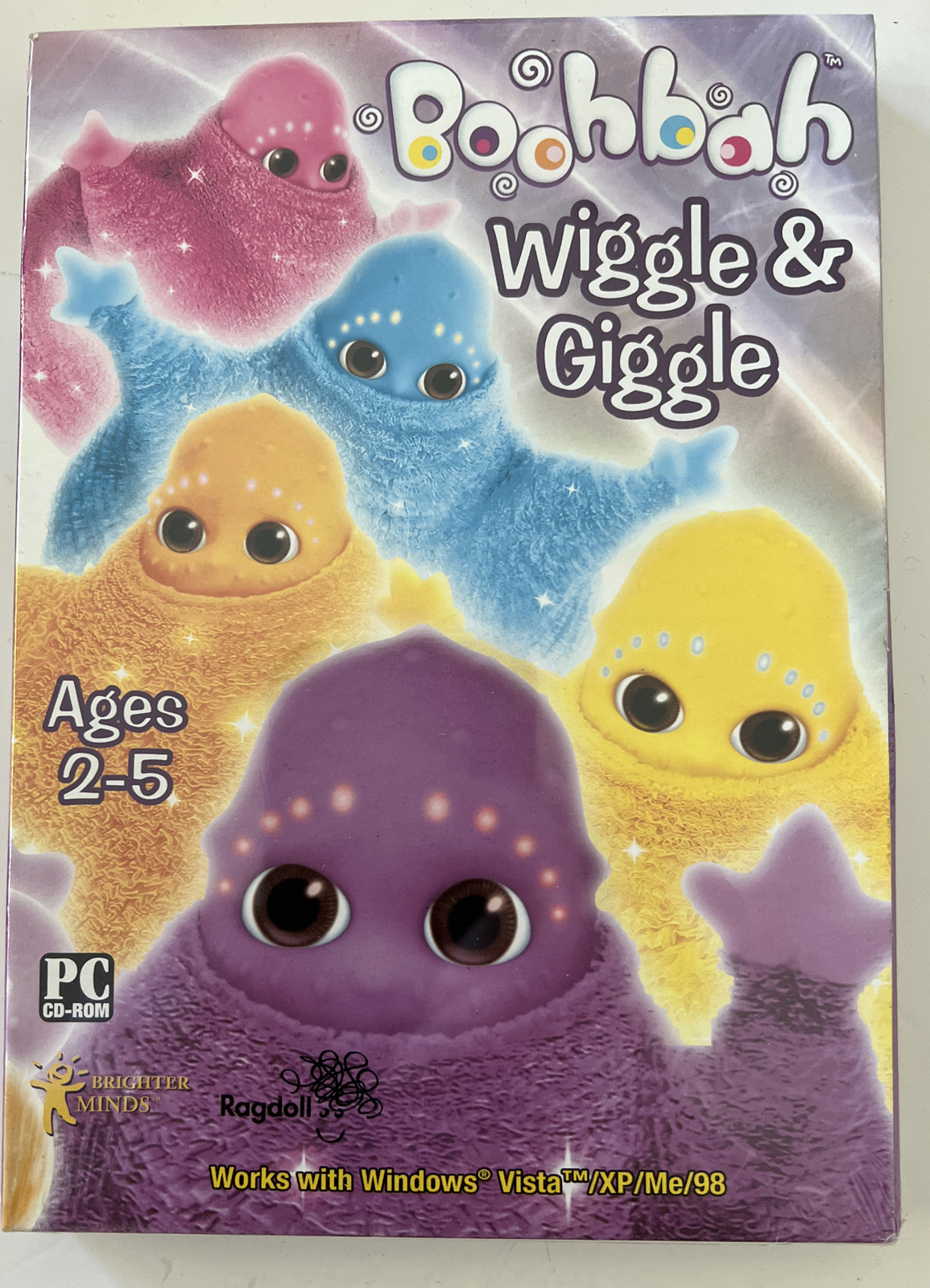BoohBah Wiggle & Giggle (Ages 2-5) (CD, 2006) for Win/Mac -NEW PC CD in SLEEVE