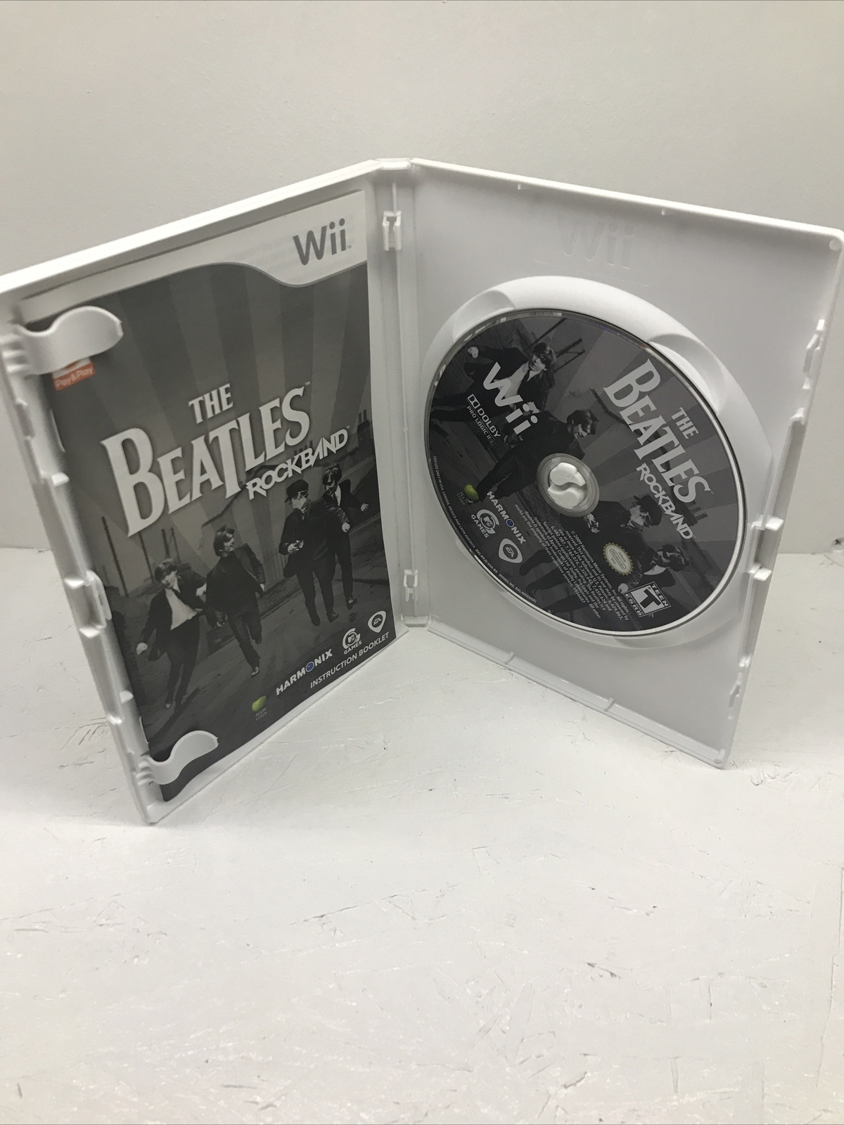 The Beatles: Rock Band Wii Game Complete Case With Manual Guitar Not Included