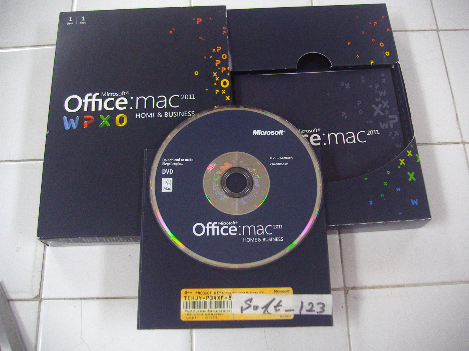 MS Microsoft Office MAC 2011 Home and Business Full Retail English Box Version