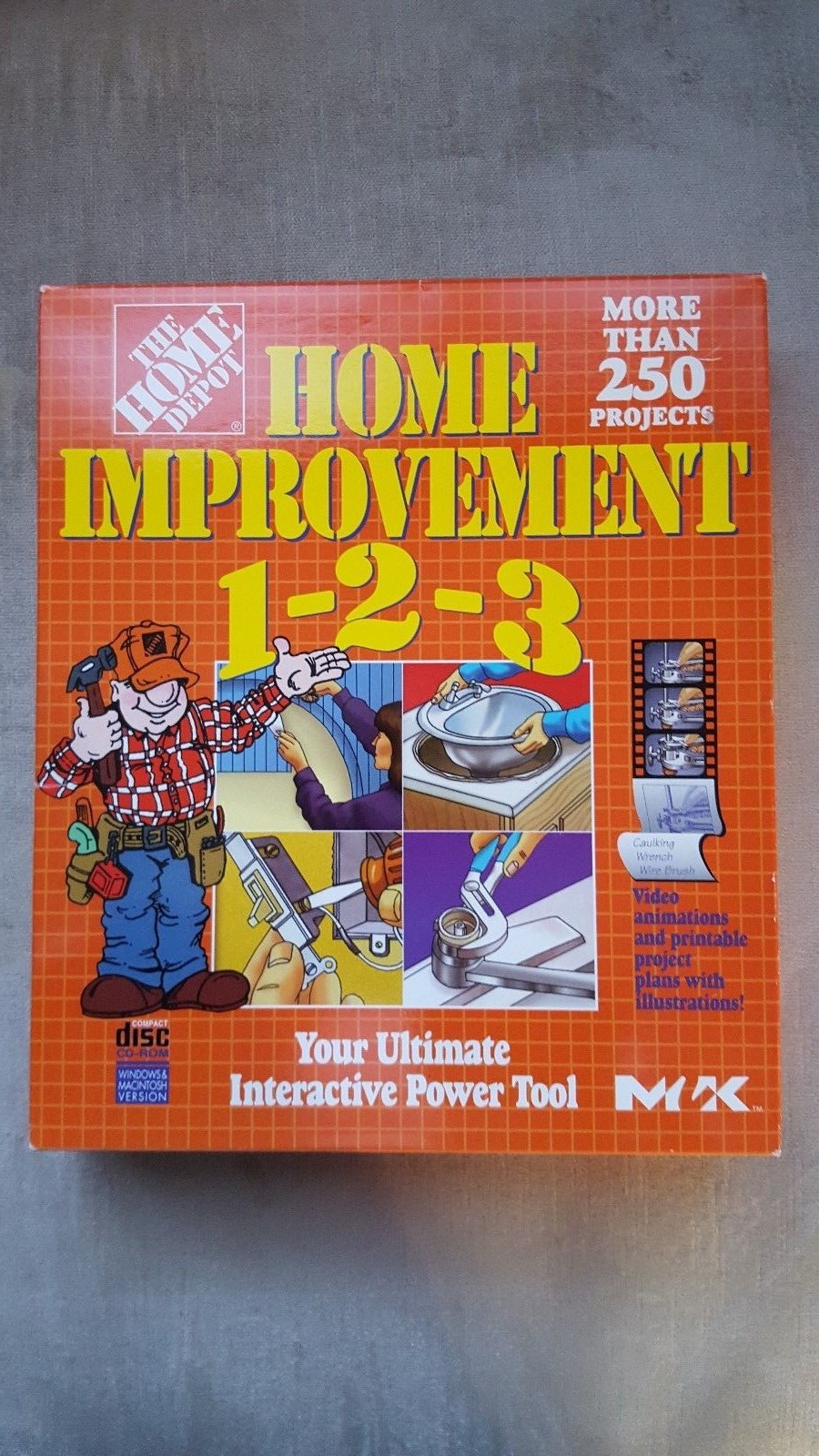 The Home Depot Home Improvement 1-2-3 – PC CD Computer Software Mac