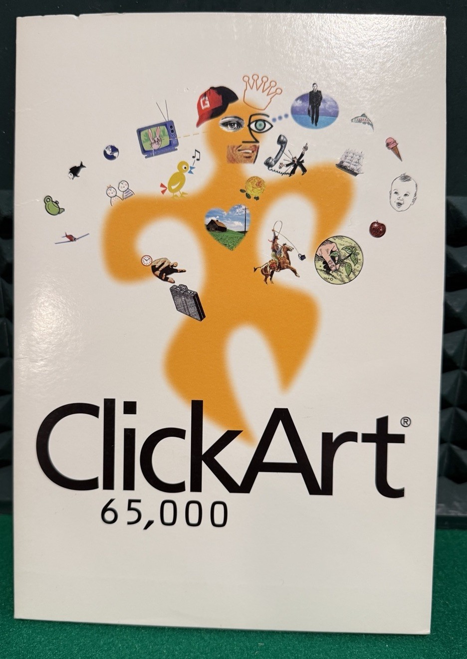 ⬆️ Broderbund ClickArt 65,000 5 CD-ROM’s Windows 95 Vintage Graphic Software