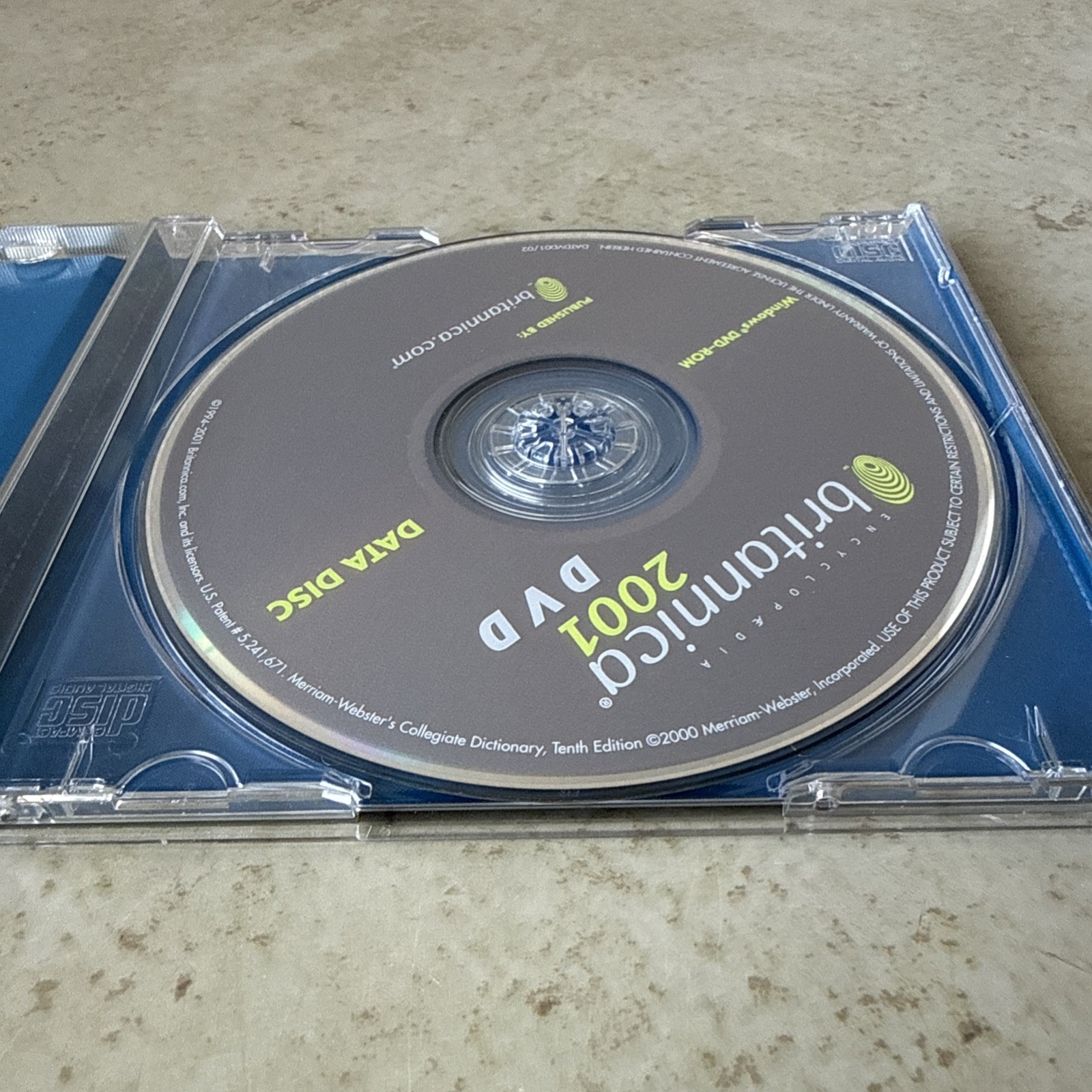 Brittanica 2001 PC Software
