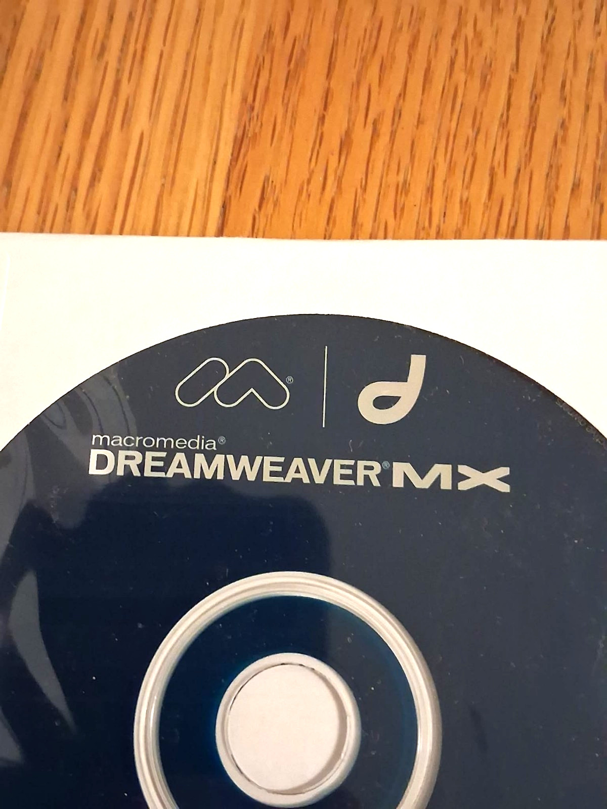 Dreamweaver MX Win EDU FULL CD with Serial Number Vintage Retro Software used