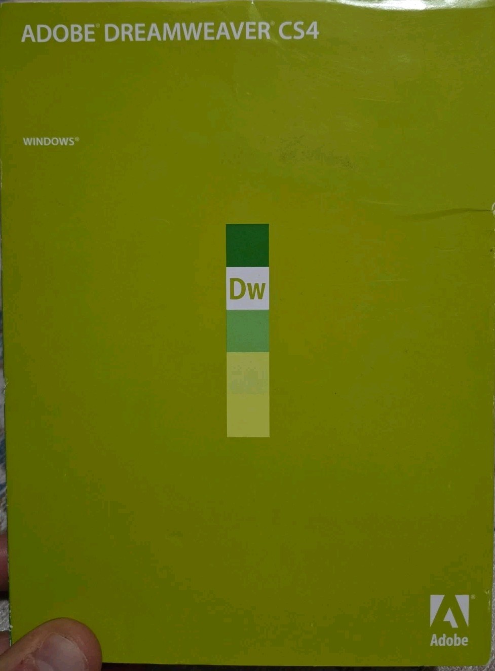 Adobe Dreamweaver CS4 For Windows Learning Creative Suite 4 Disc Included