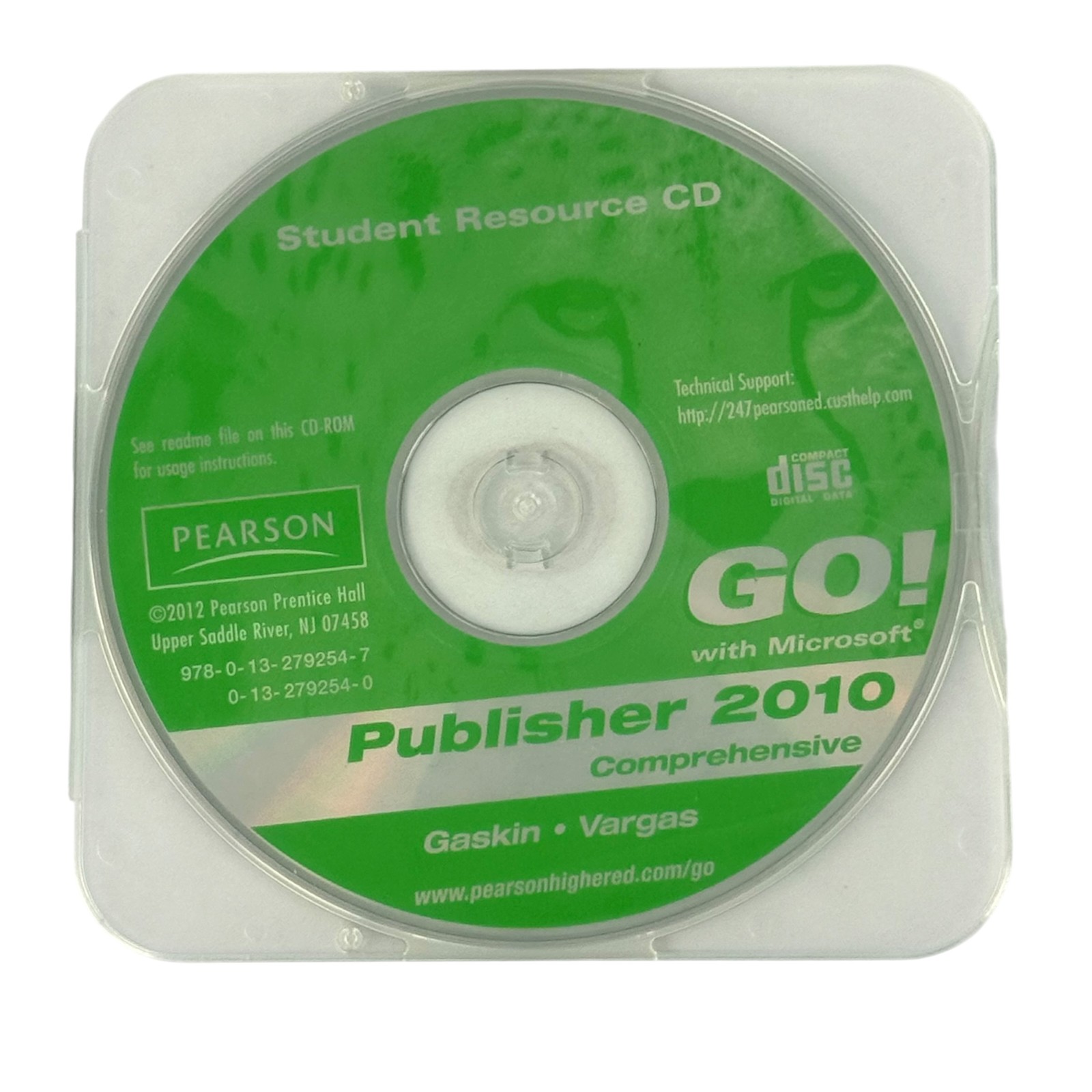 Pearson GO! with Microsoft Publisher 2010 Comprehensive Student Resource CD-ROM