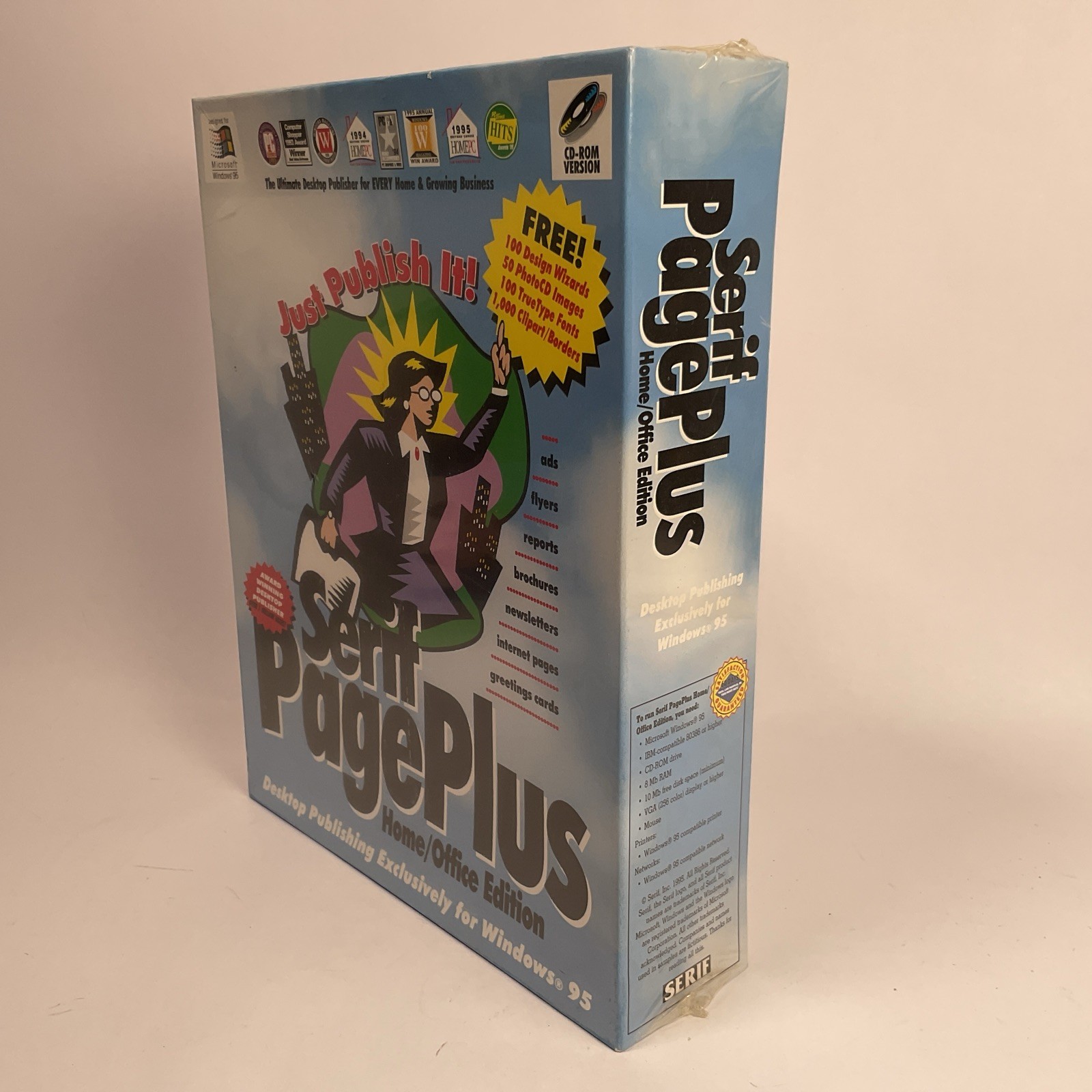 VTG Serif PagePlus Home/Office Desktop Publishing CD-ROM Windows 95 *New/Sealed*