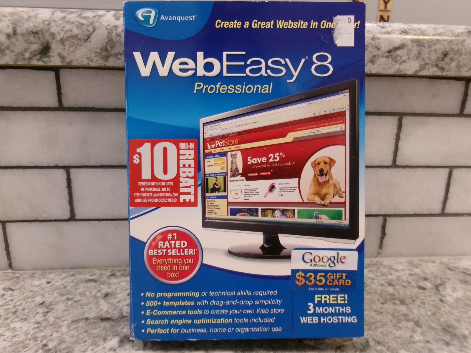Avanquest WebEasy 8, Professional w/User Guide