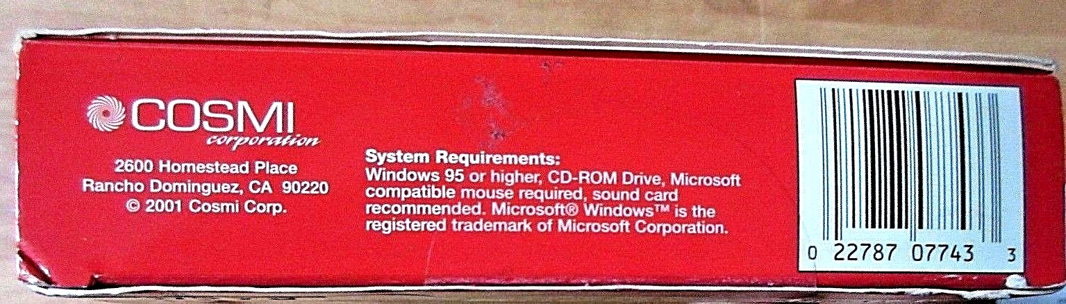 Fun 2 Learn Kids Pack 10 Complete Software Programs by COSMI Windows 2001