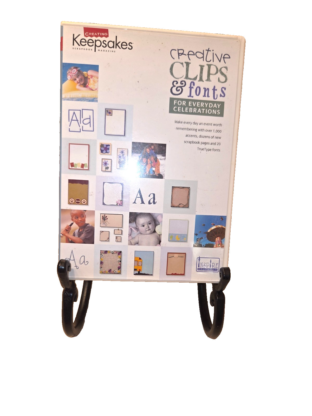 Creative Clips & Fonts (Software, cd, 2004) Keepsakes