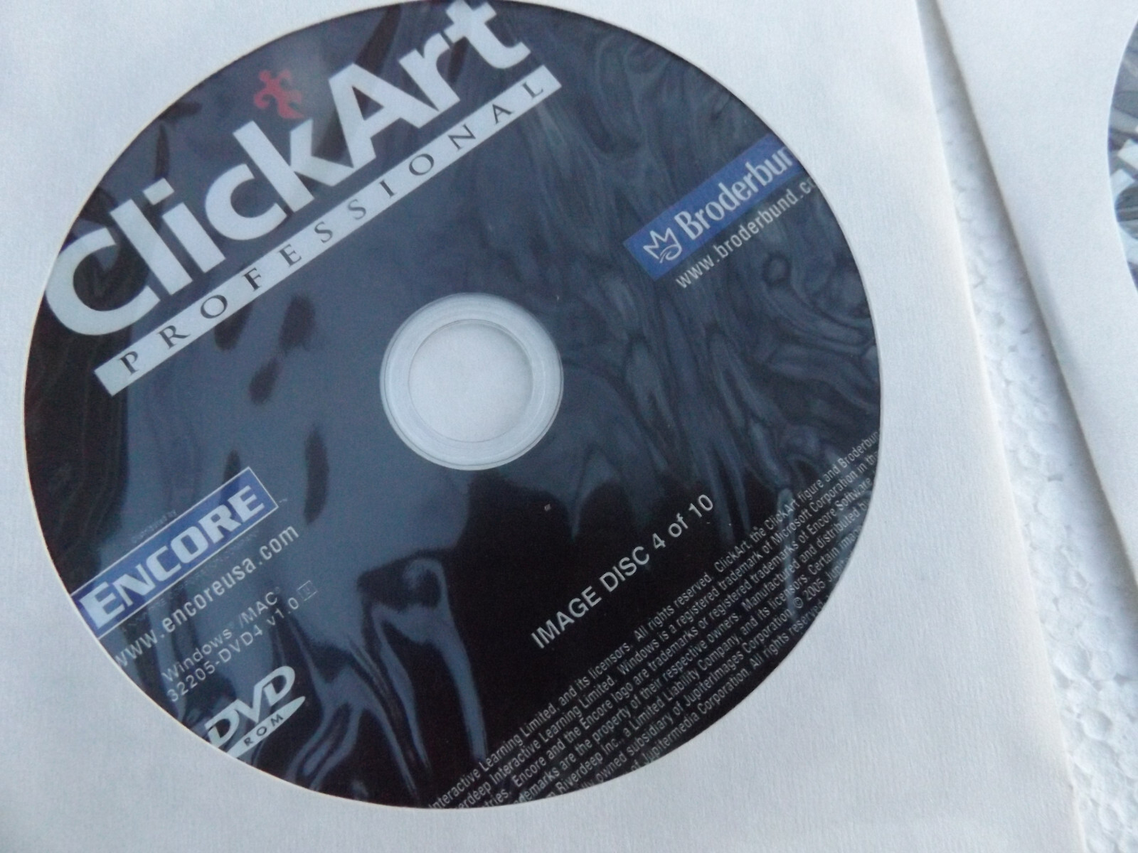 Encore ClickArt Professional (Rare 10 DVD Set ) Windows/Mac Excellent Condition