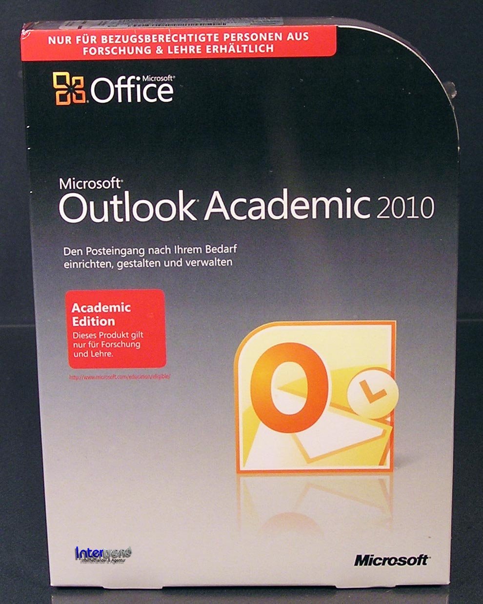 Microsoft Office Outlook 2010 Full Version Box + DVD EDU + Second Installation NEW
