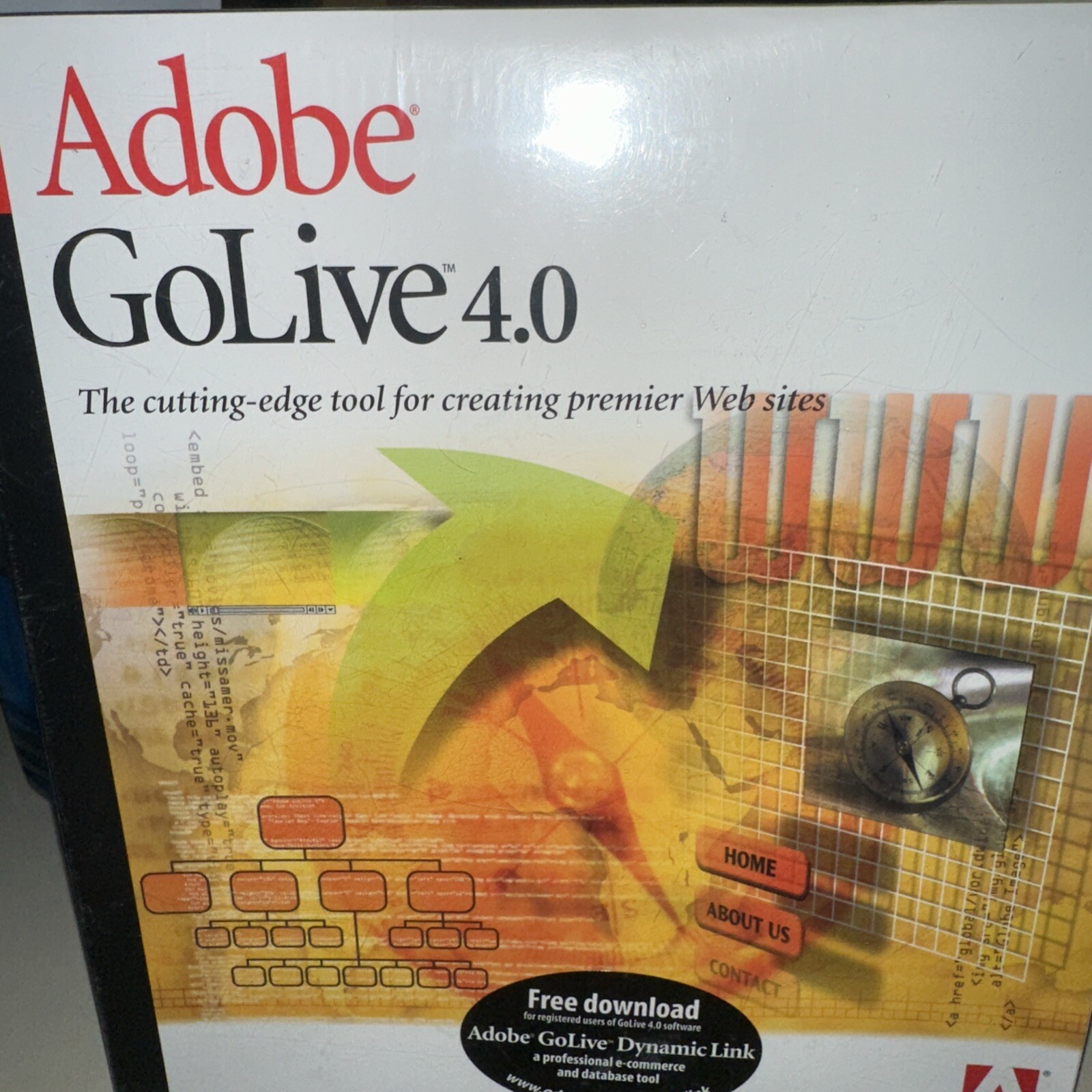 Adobe GoLive 4.0 With Serial Number For Macintosh **Sealed**