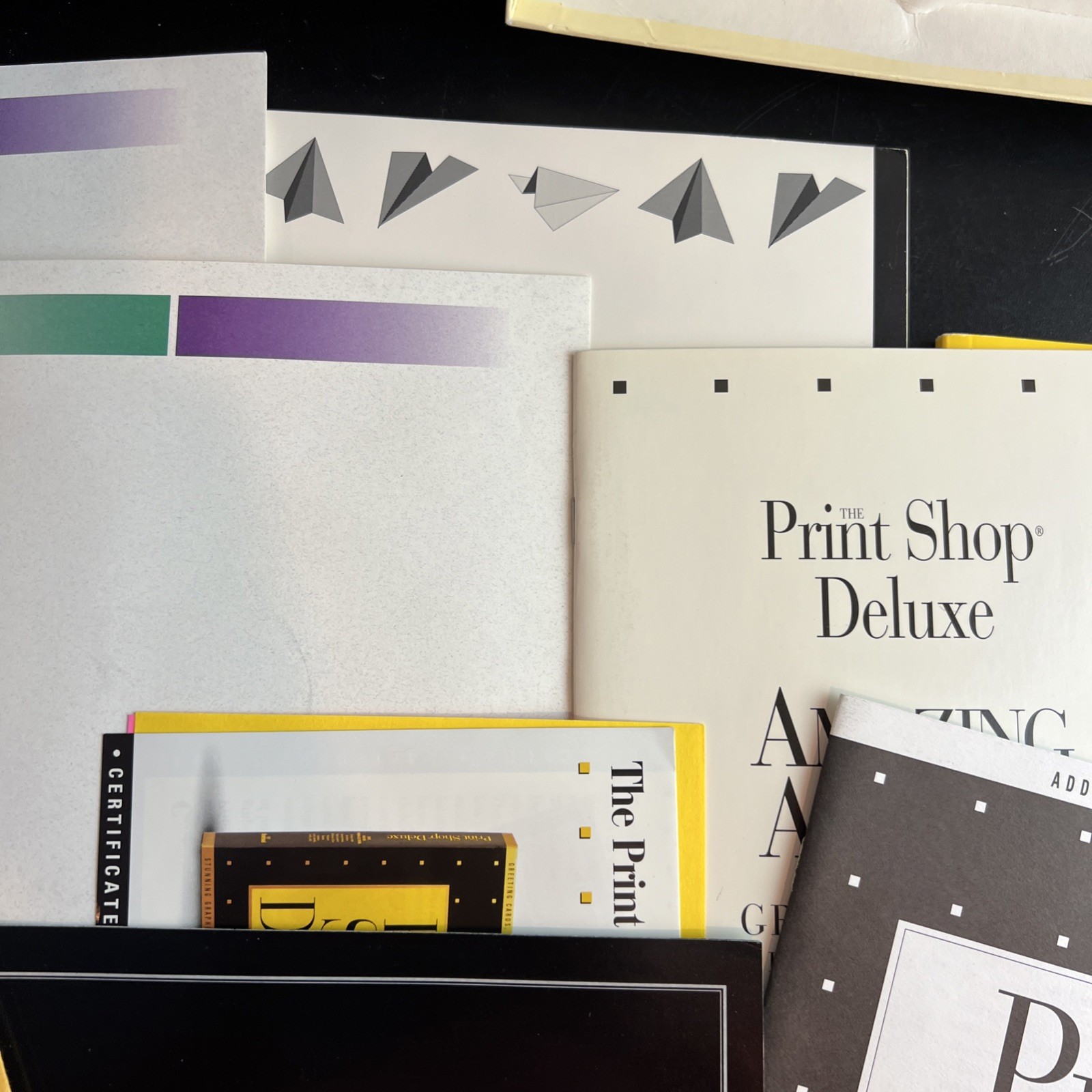Broderbund THE PRINT SHOP DELUXE and Companion For Windows PC BIG BOX 3.5 Disk