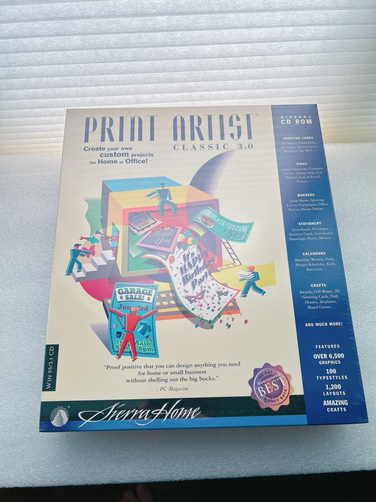Brand New – Print Artist Classic 3.0 – Sierra Home – CD Big Box