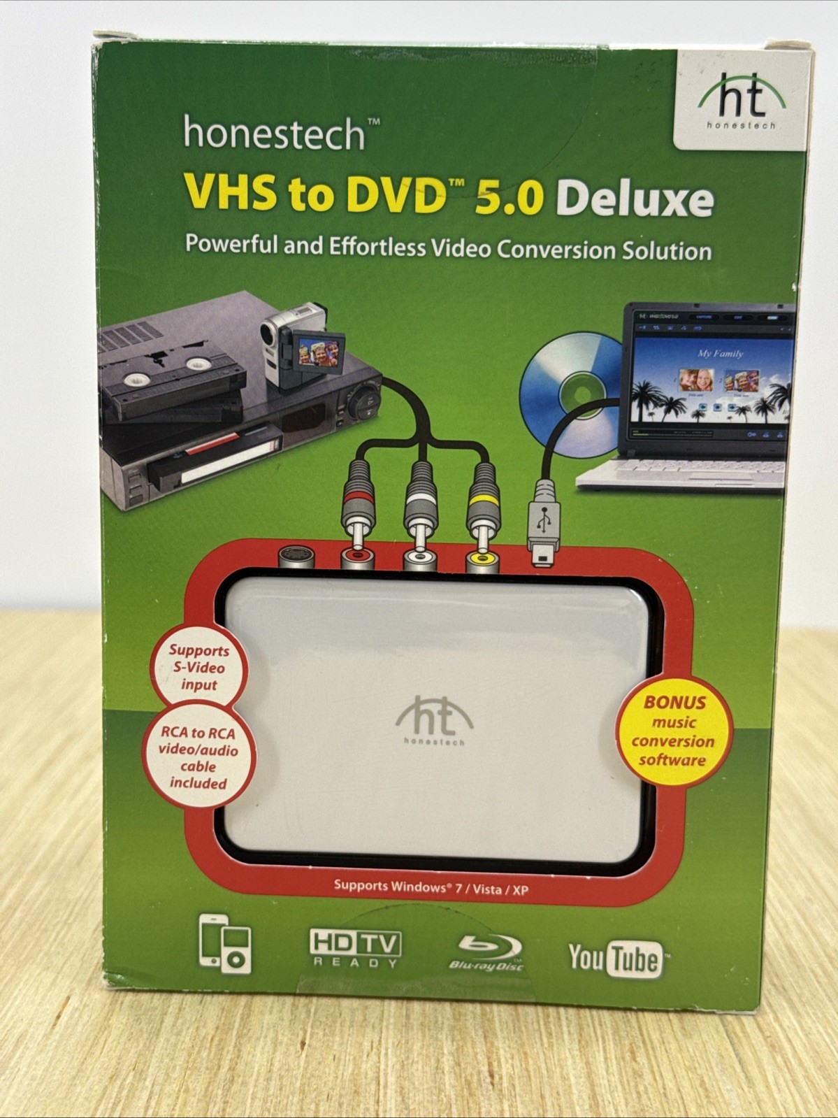 Honestech: VHS to DVD 5.0 Deluxe Video Conversion Solution for Windows (NEW)